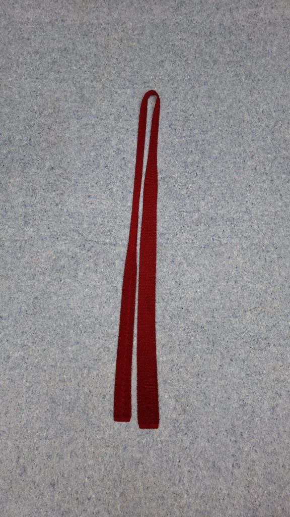 Rote Seidenschal Krawatte Reine Seide Unisex