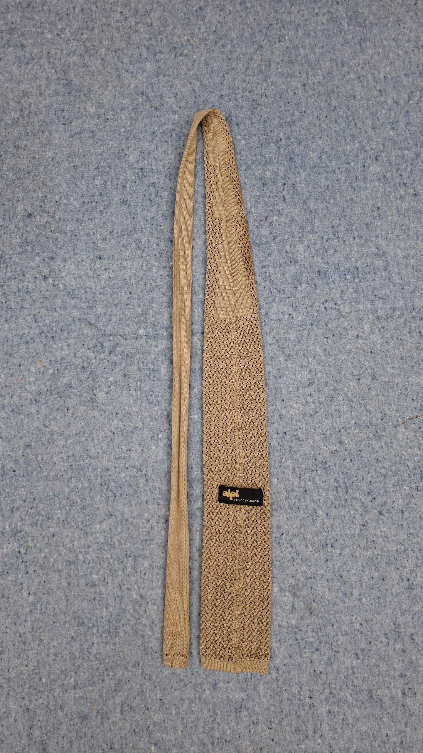 alpi Damen Beige Strick Krawatte image 2
