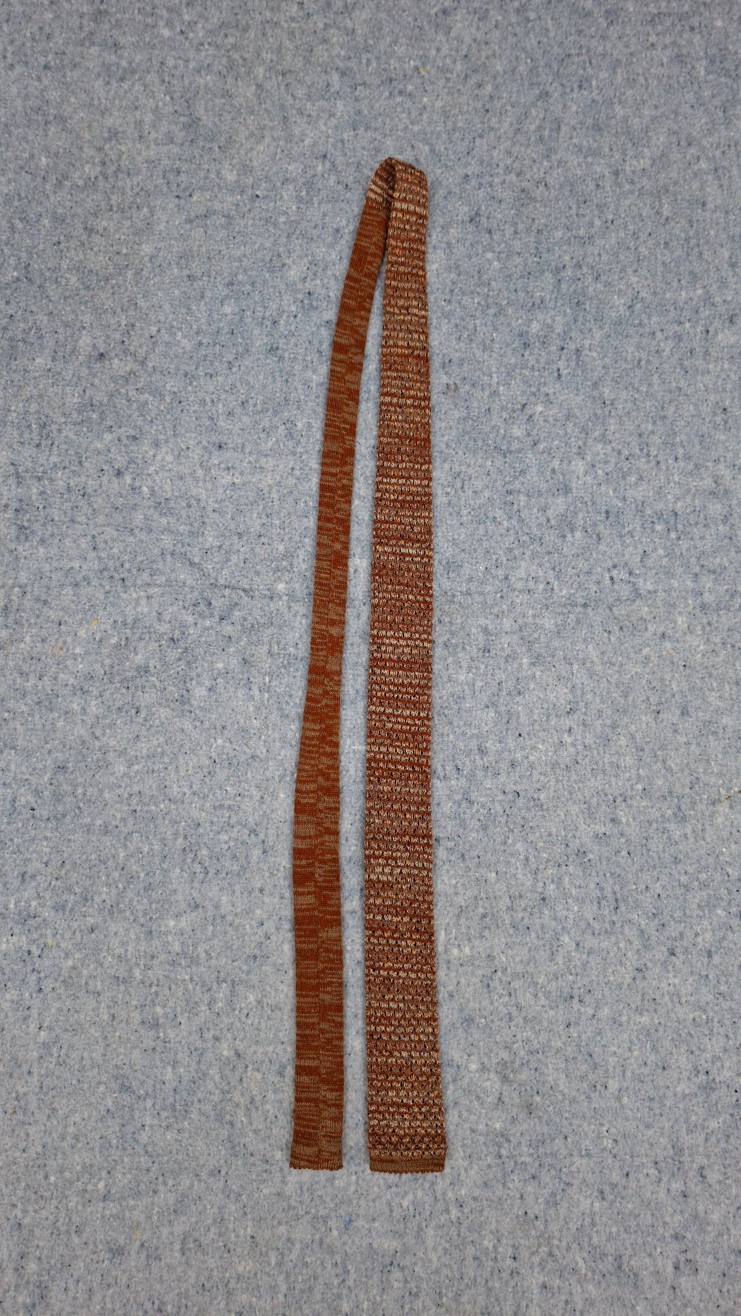 Alpi Braun Herren Strickkrawatte