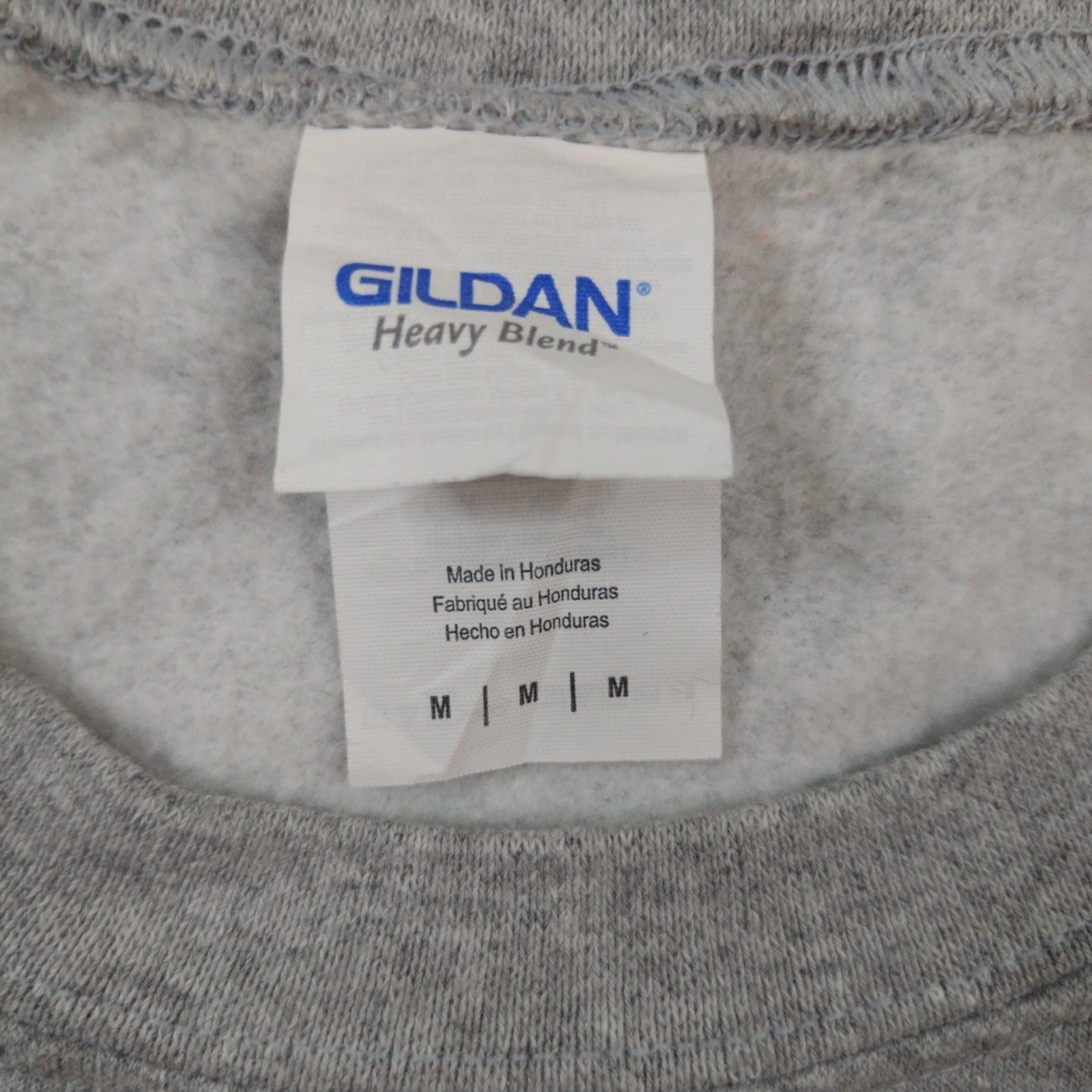 Gildan Unisex Grey University of Michigan Sweatshirt Medium image 4