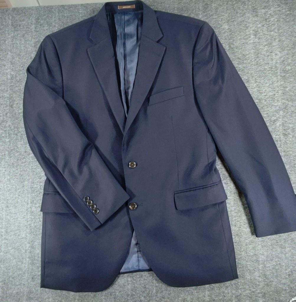 Peter Millar Men's Navy Wool Sportscoat Blazer Size 42 Made in Canada