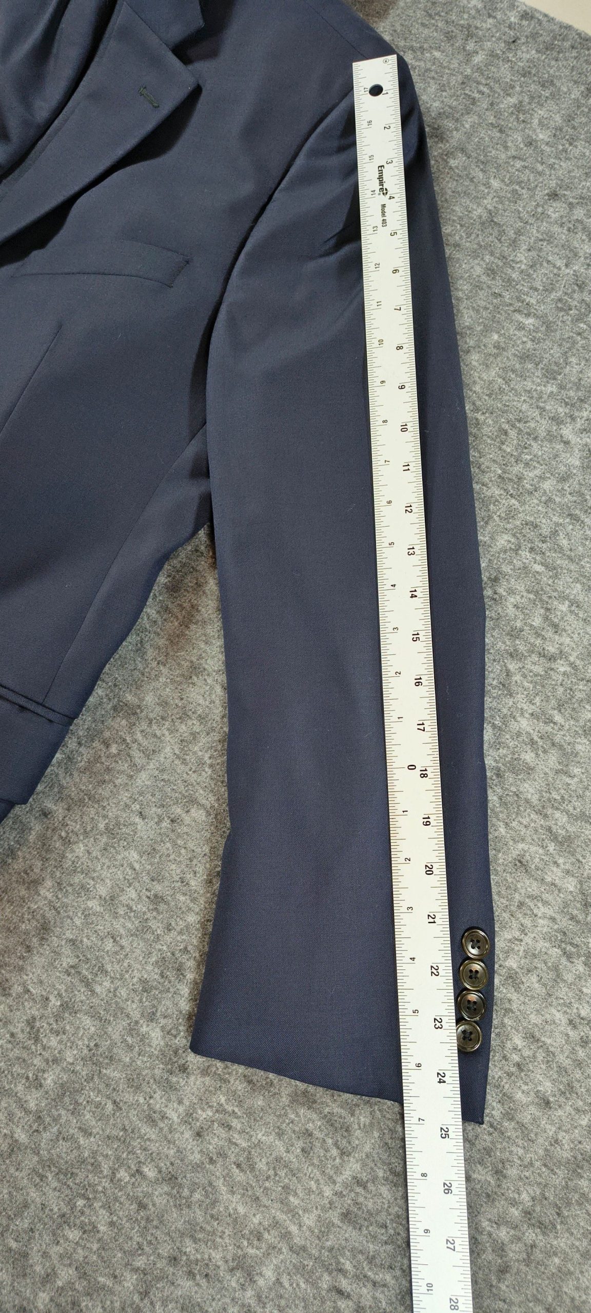Peter Millar Men's Navy Wool Sportscoat Blazer Size 42 Made in Canada image 9