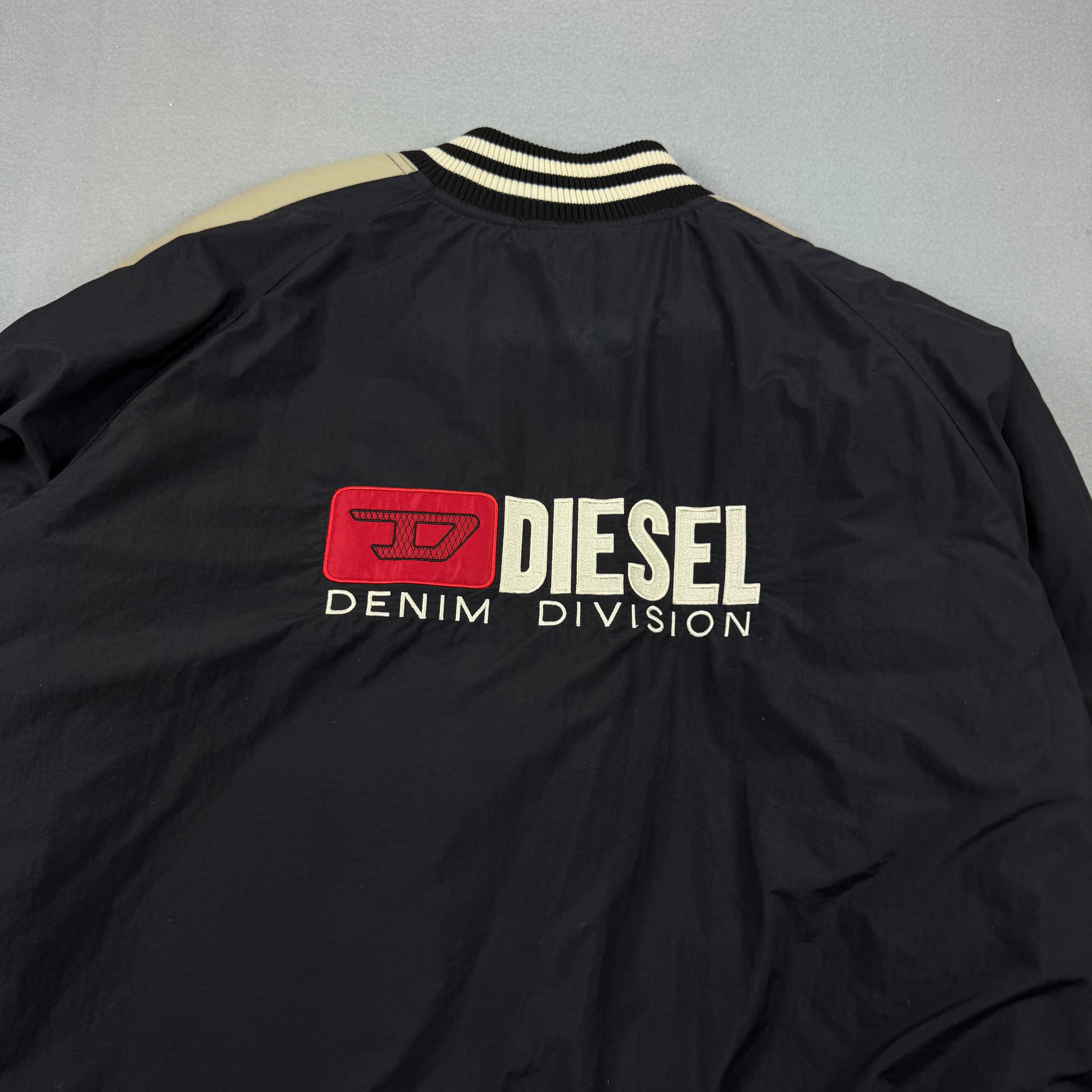 Vintage Diesel Denim Division Warm Oversize Nylon Bomber Jacket Size XL image 5