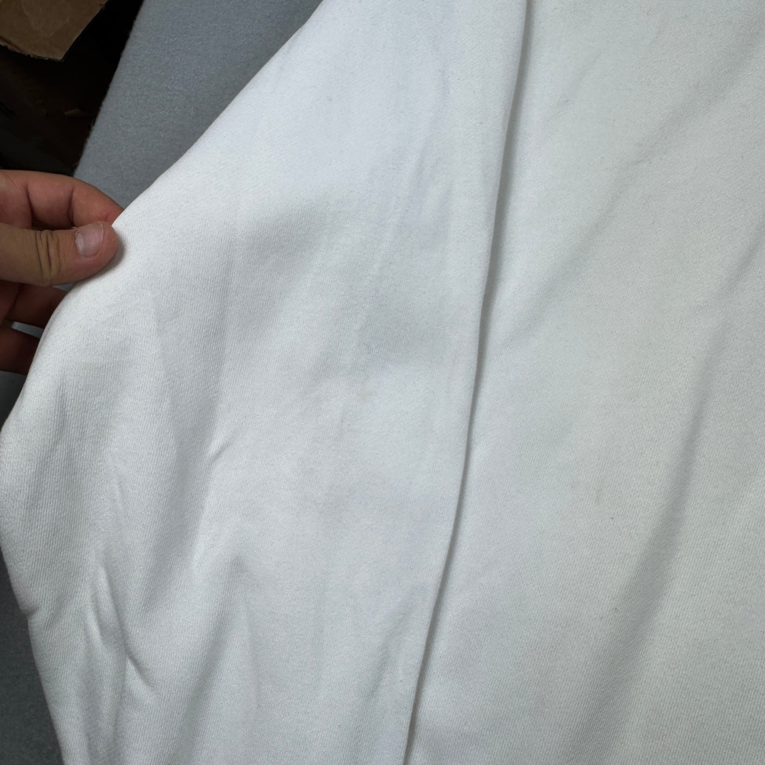 Acne Studios Yala Oversize White Heavy Cotton Hoodie Men`s Size S-M image 7