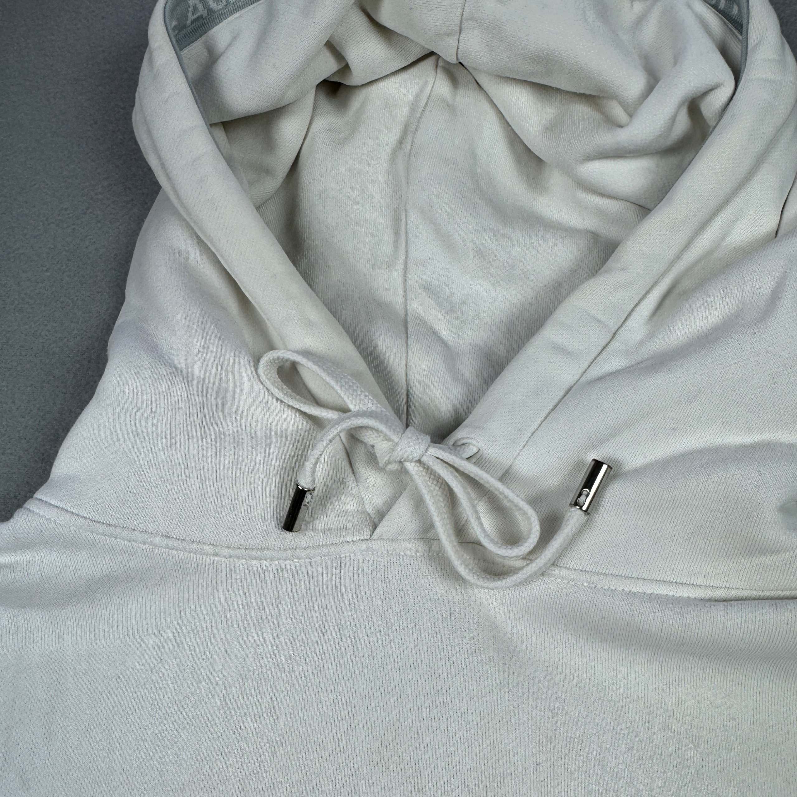 Acne Studios Yala Oversize White Heavy Cotton Hoodie Men`s Size S-M image 8