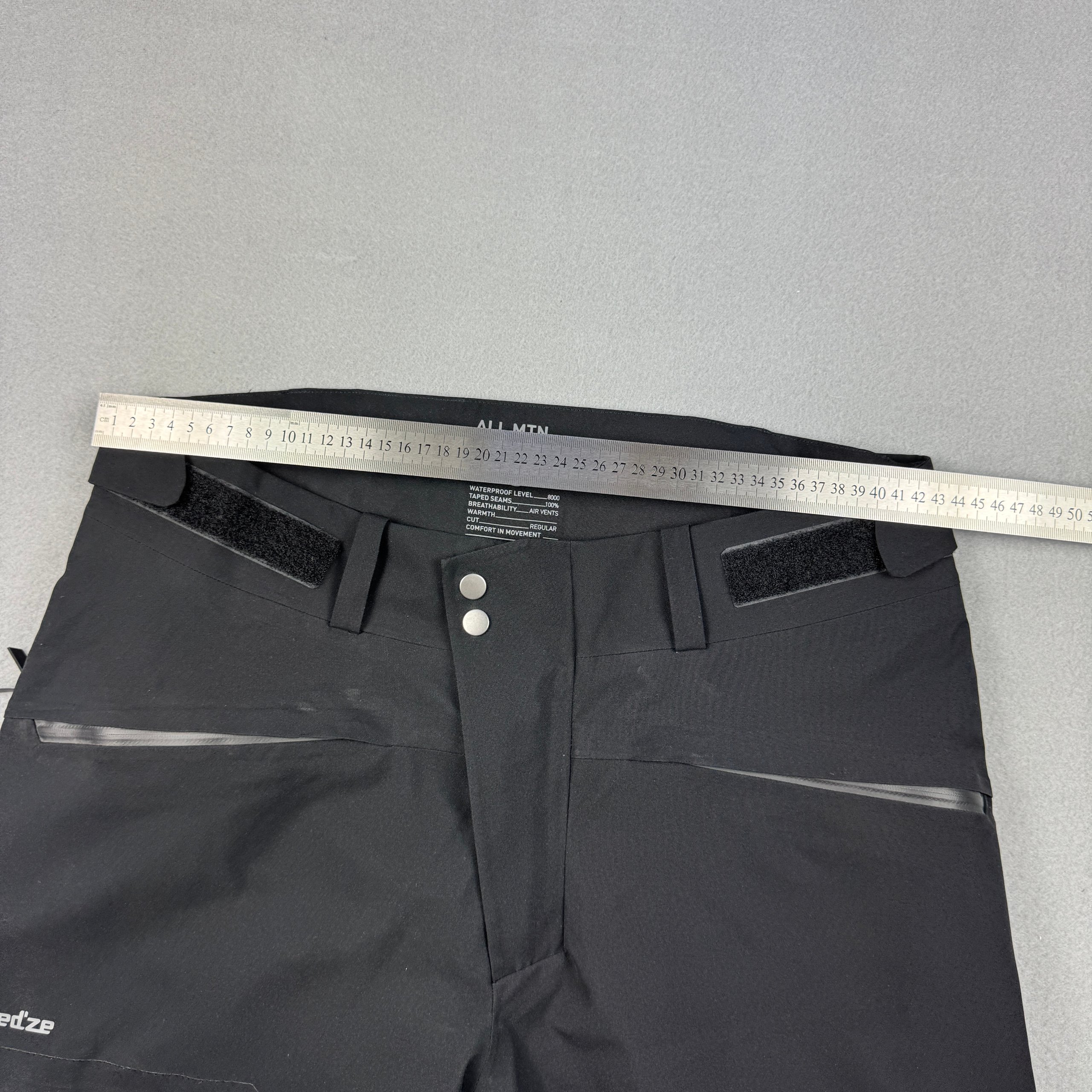 Wed'ze 900 Recco Black Ski Snow Pants Weather-Resistant Size L image 5