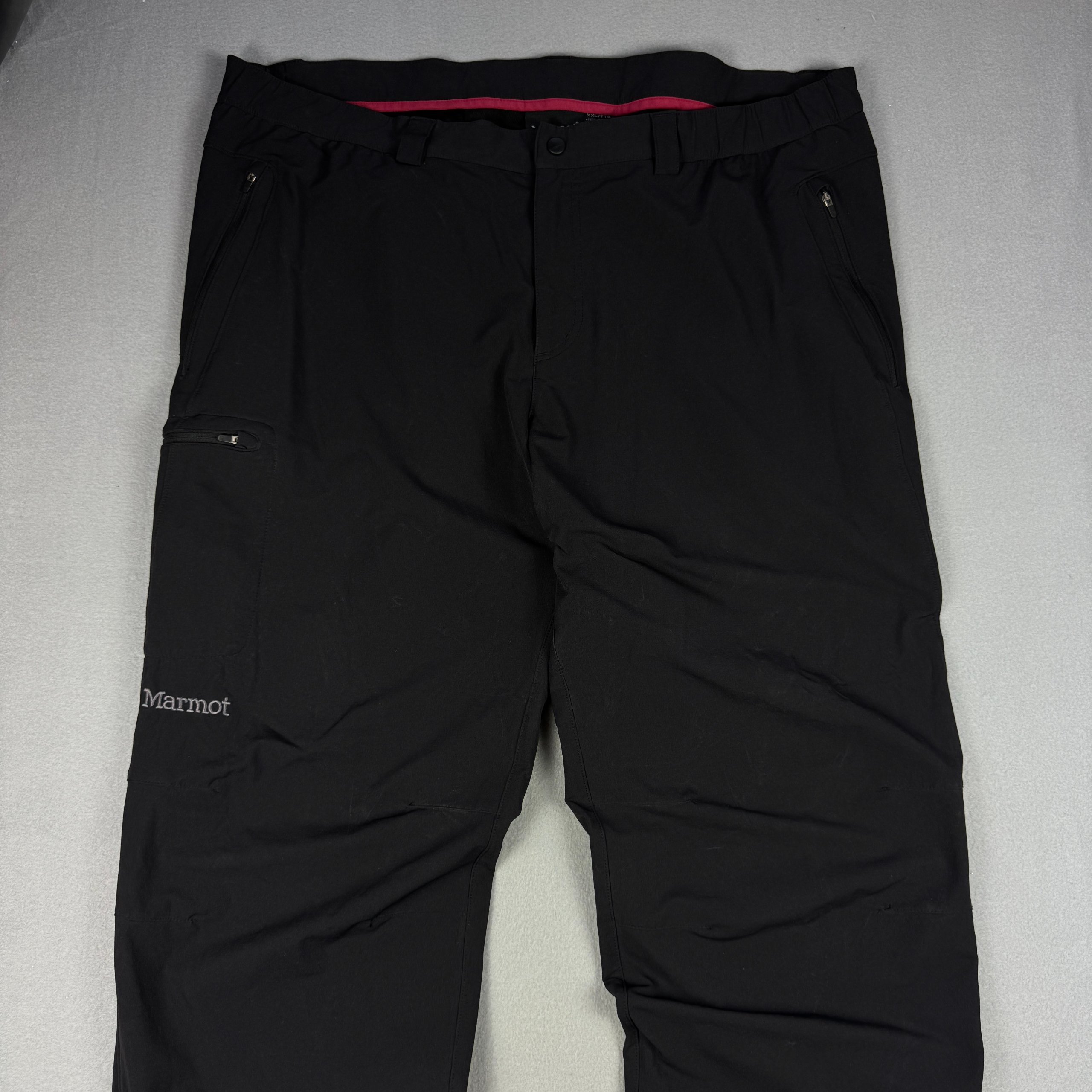 Marmot Black Softshell Trekking Trousers Pants Size 58 / XXL image 2