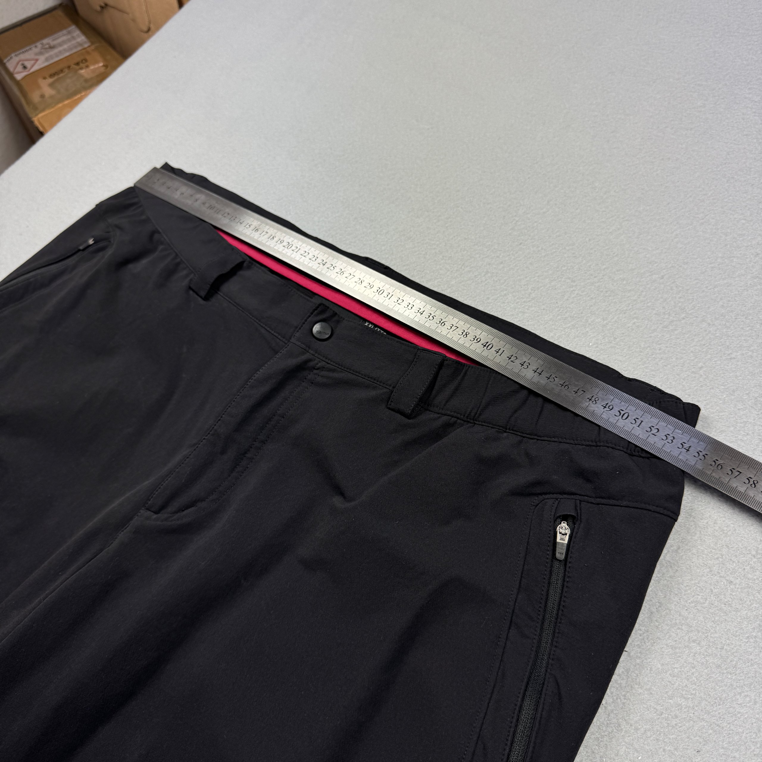 Marmot Black Softshell Trekking Trousers Pants Size 58 / XXL image 4