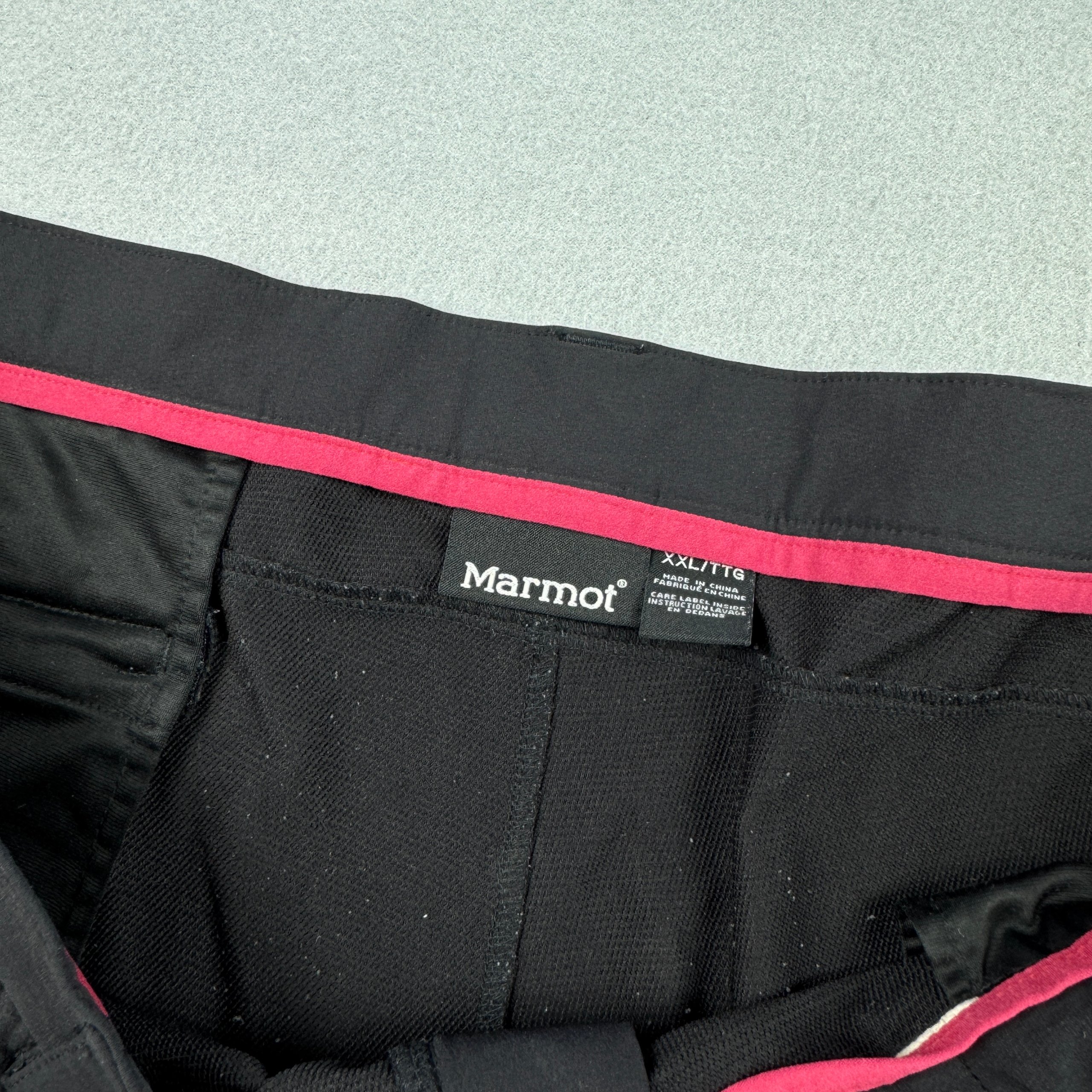 Marmot Black Softshell Trekking Trousers Pants Size 58 / XXL image 9