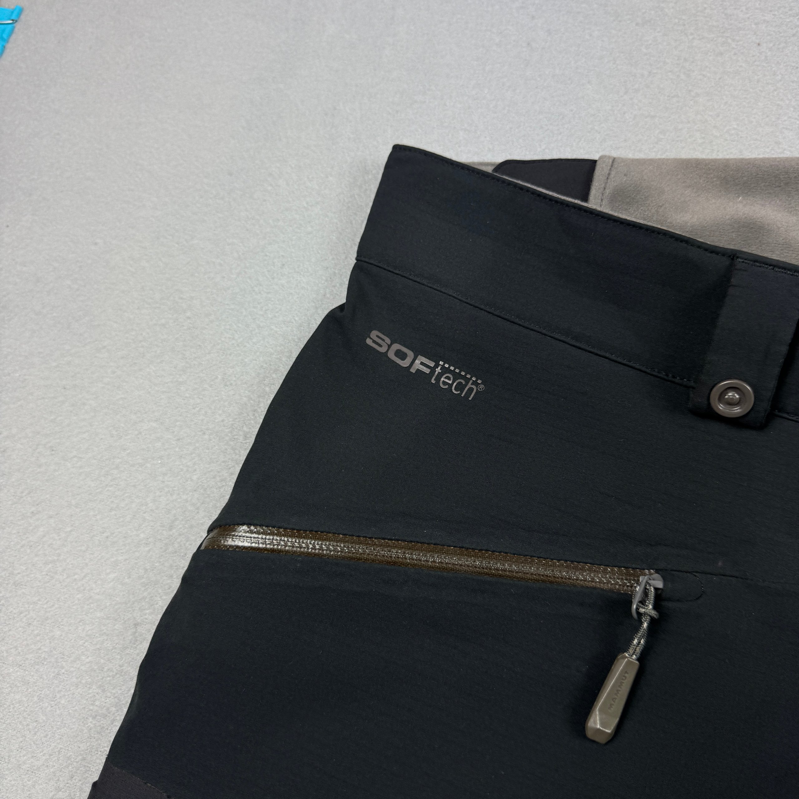 Mammut Softech Black Softshell Hiking Ski Pants Size 56 / XXL image 8