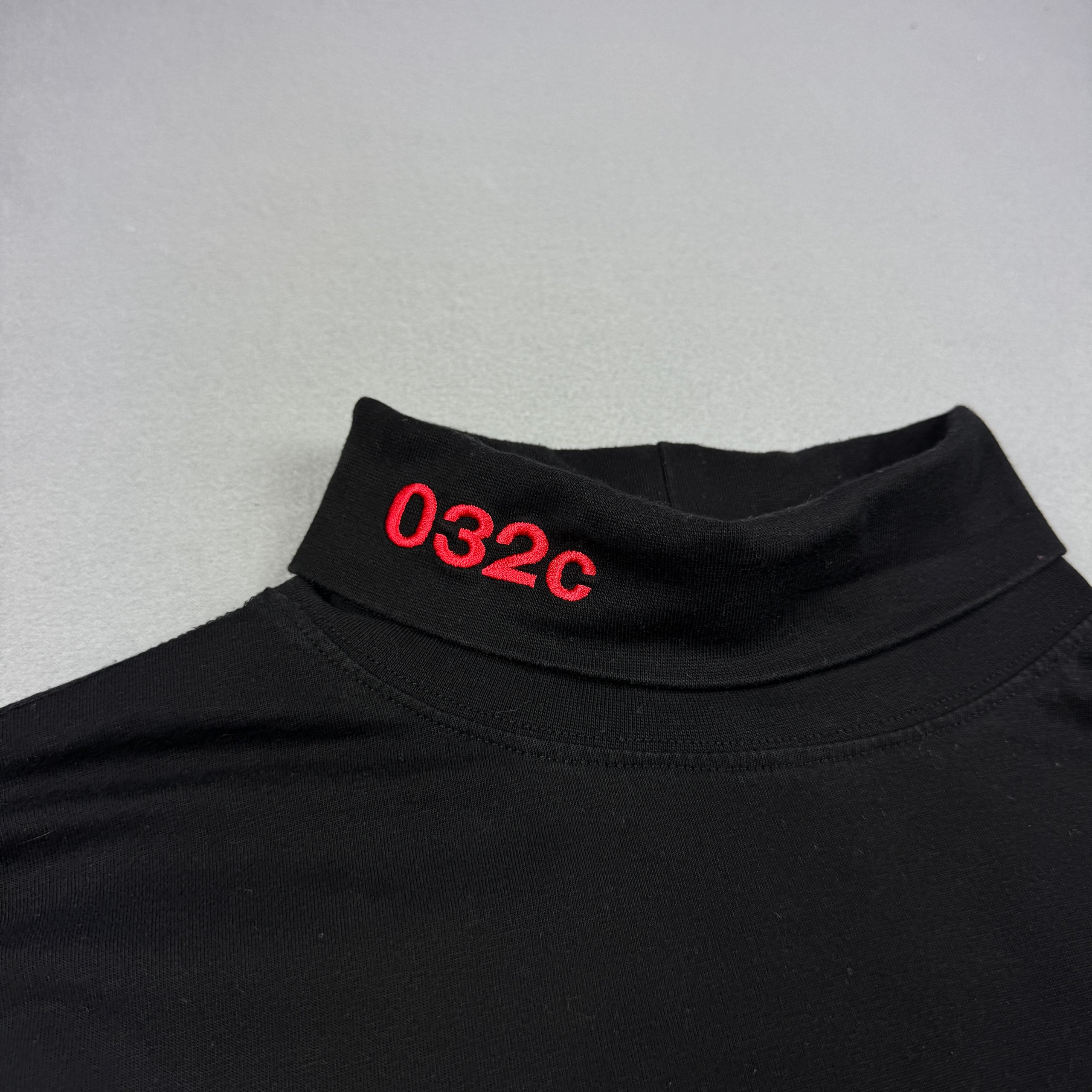 032c Black Turtleneck Long Sleeve Jumper Men`s Size L image 7