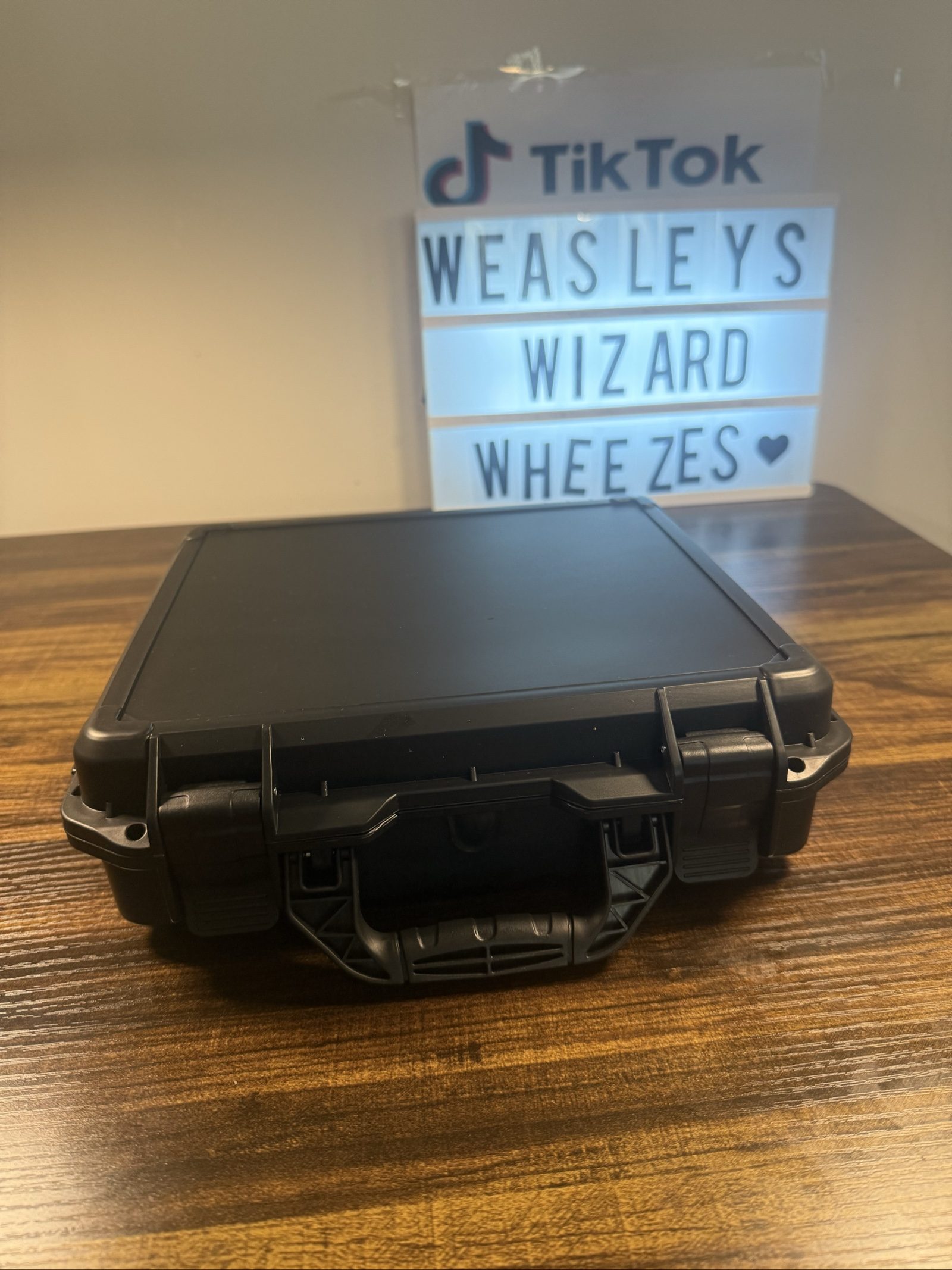 Black Hard Protective Equipment Case with Foam Lining