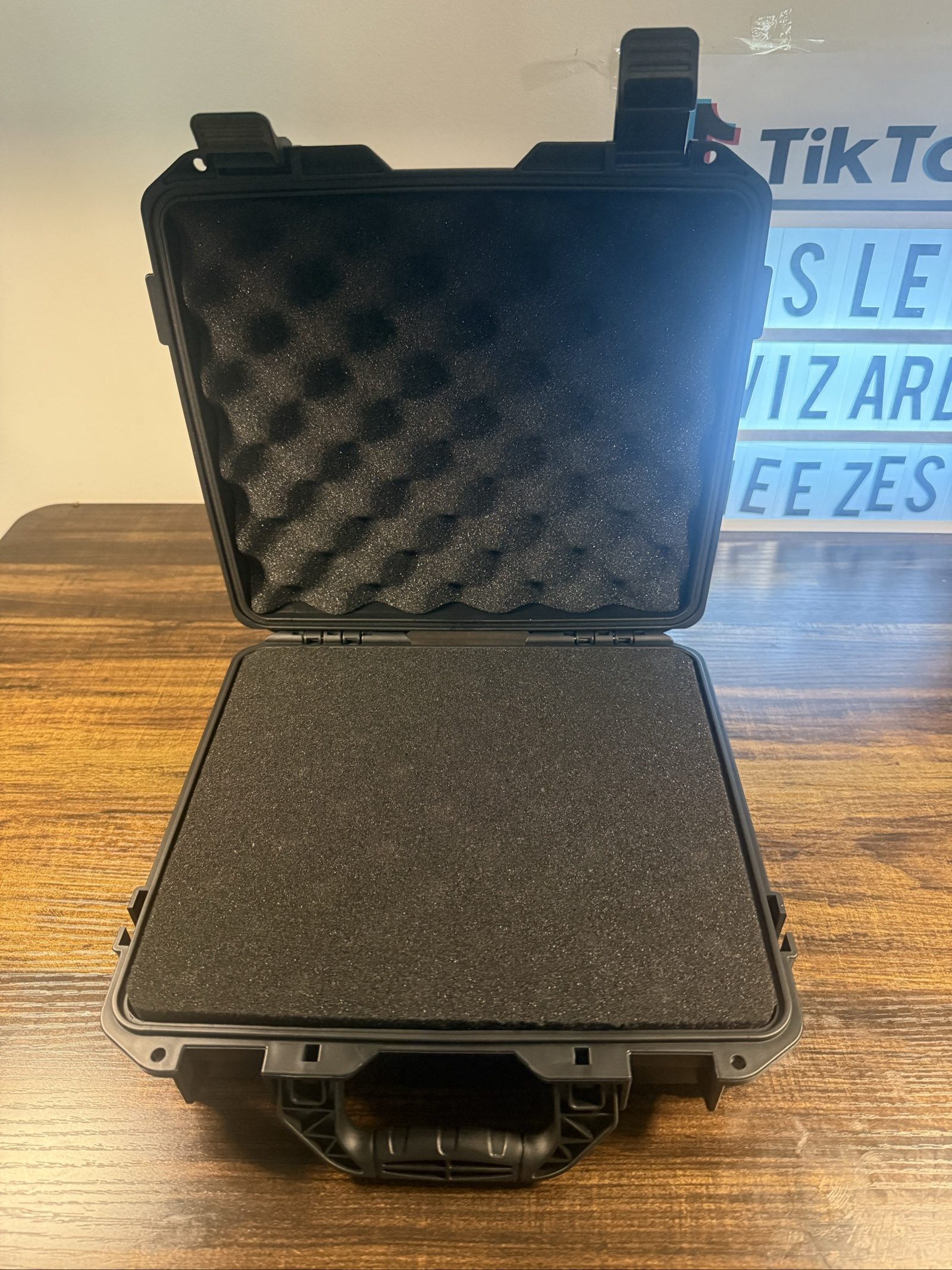 Black Hard Protective Equipment Case with Foam Lining image 2