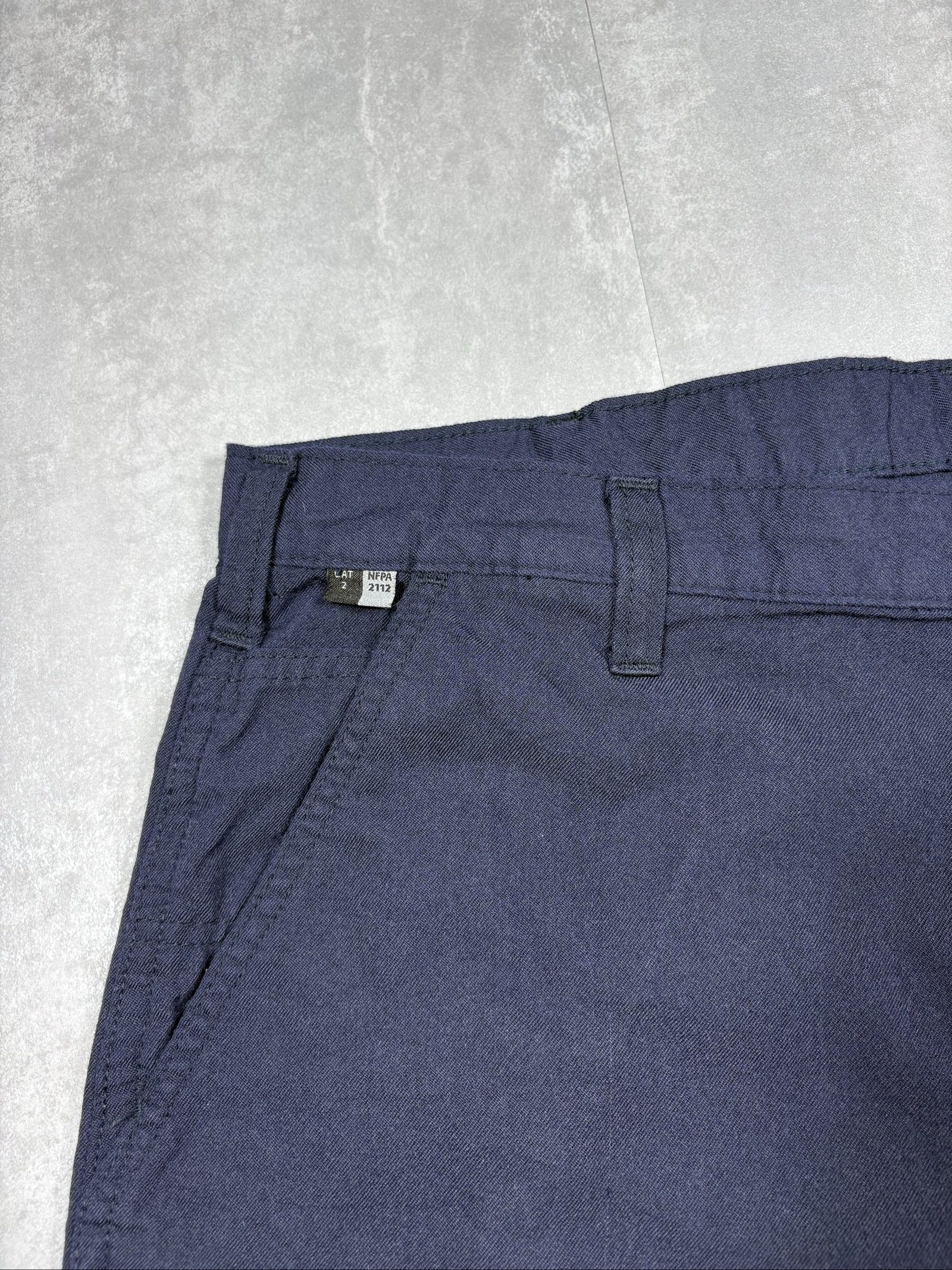 Carhartt Navy Blue Workwear FireGuard Trousers W38 image 5