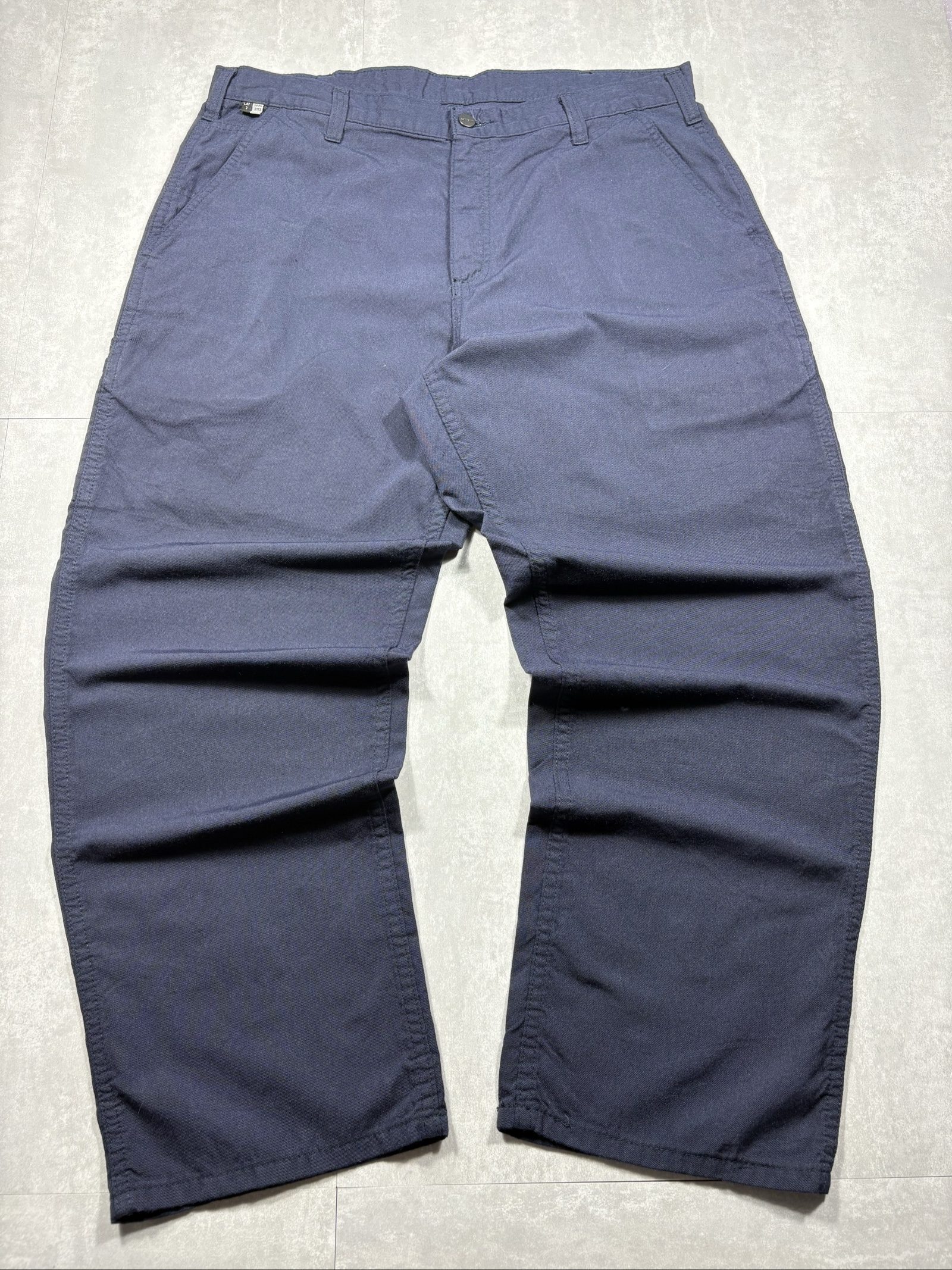 Carhartt Navy Blue Workwear FireGuard Trousers W38 image 2