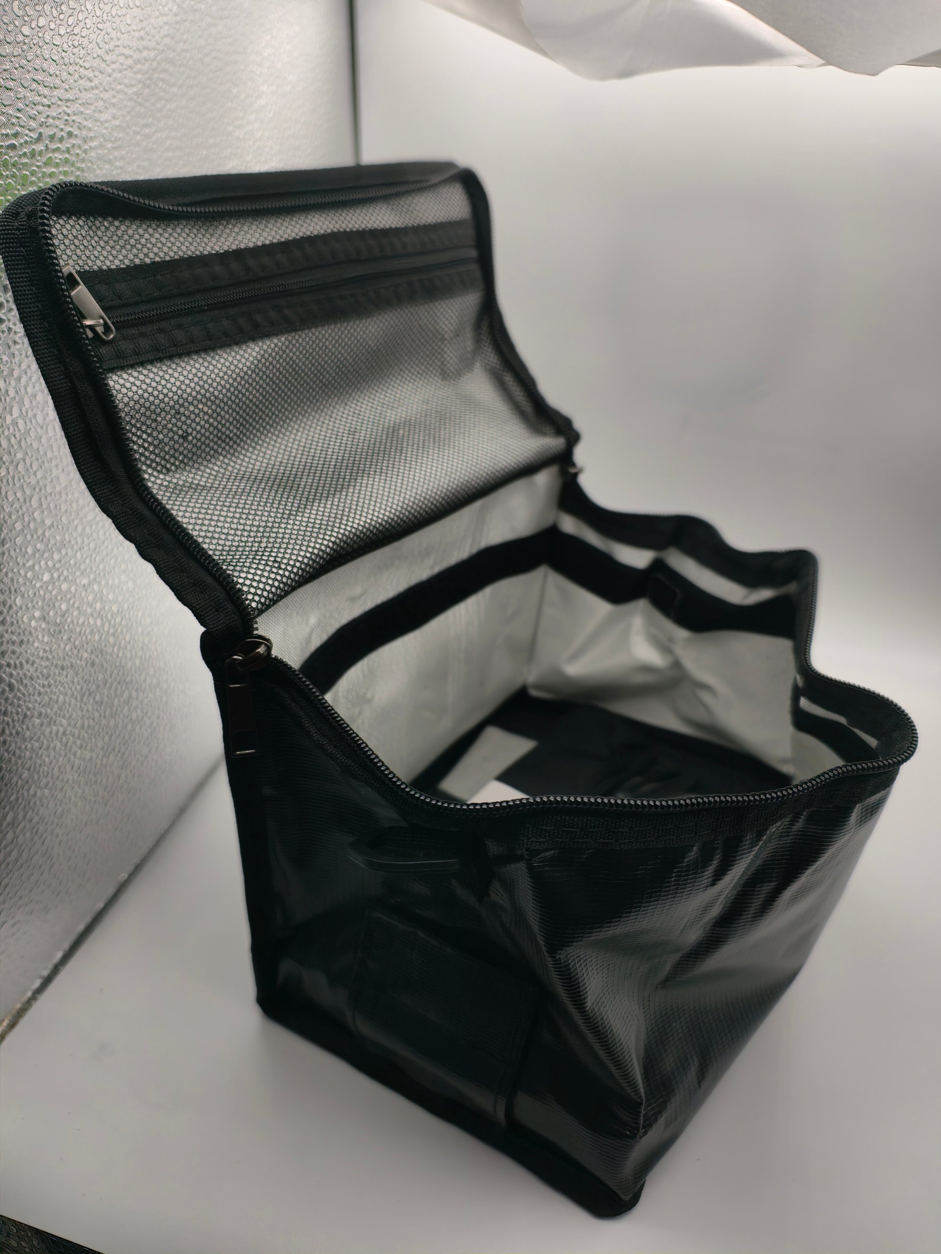 Borsa Ignifuga LiPo Safe Bag 2000°C Batterie Droni Custodia Protezione Modellismo Con Tracolla image 2
