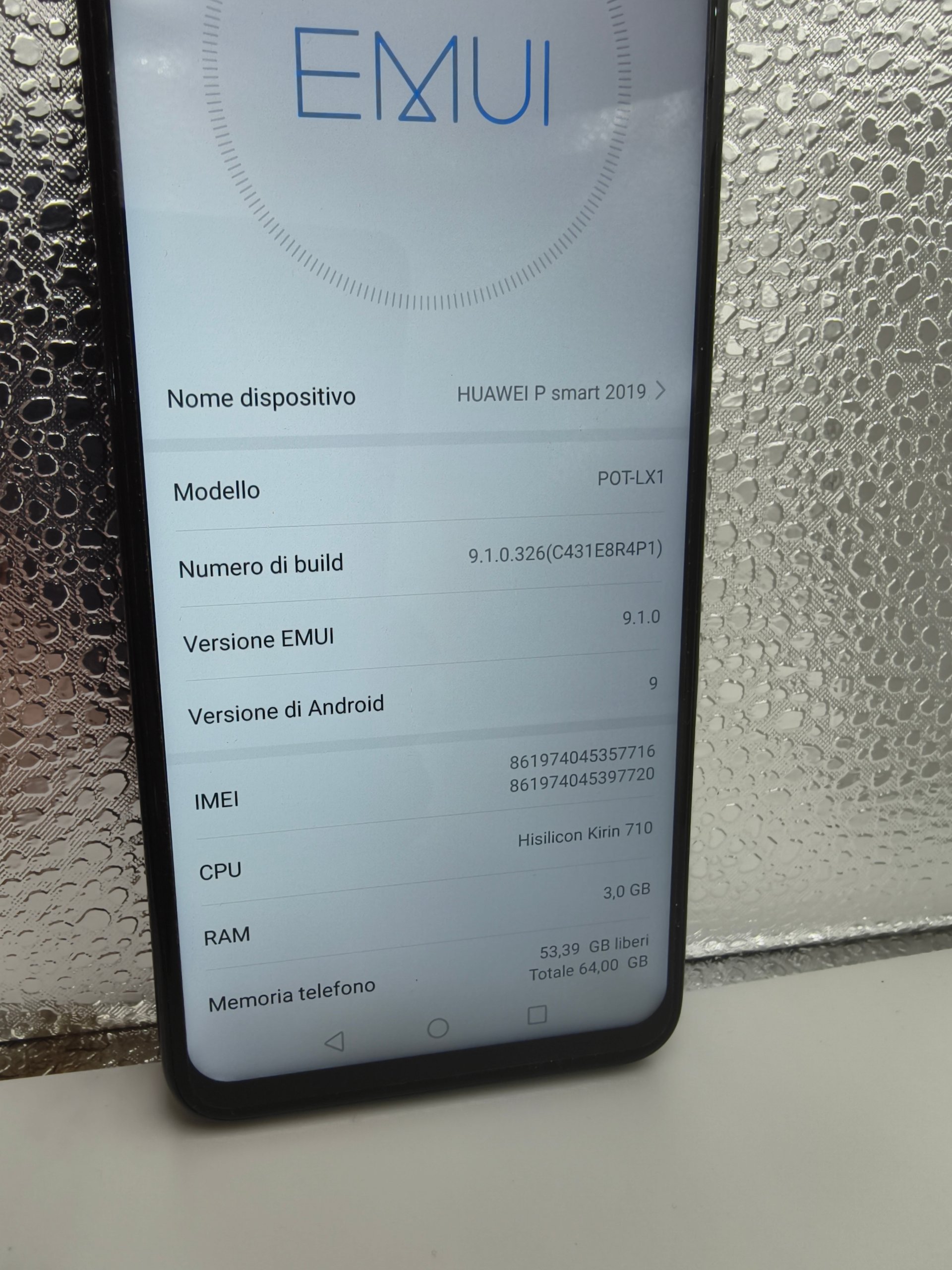 Smartphone Huawei P Smart 2019 64GB 3GB Dual SIM Midnight Black Scatola image 4