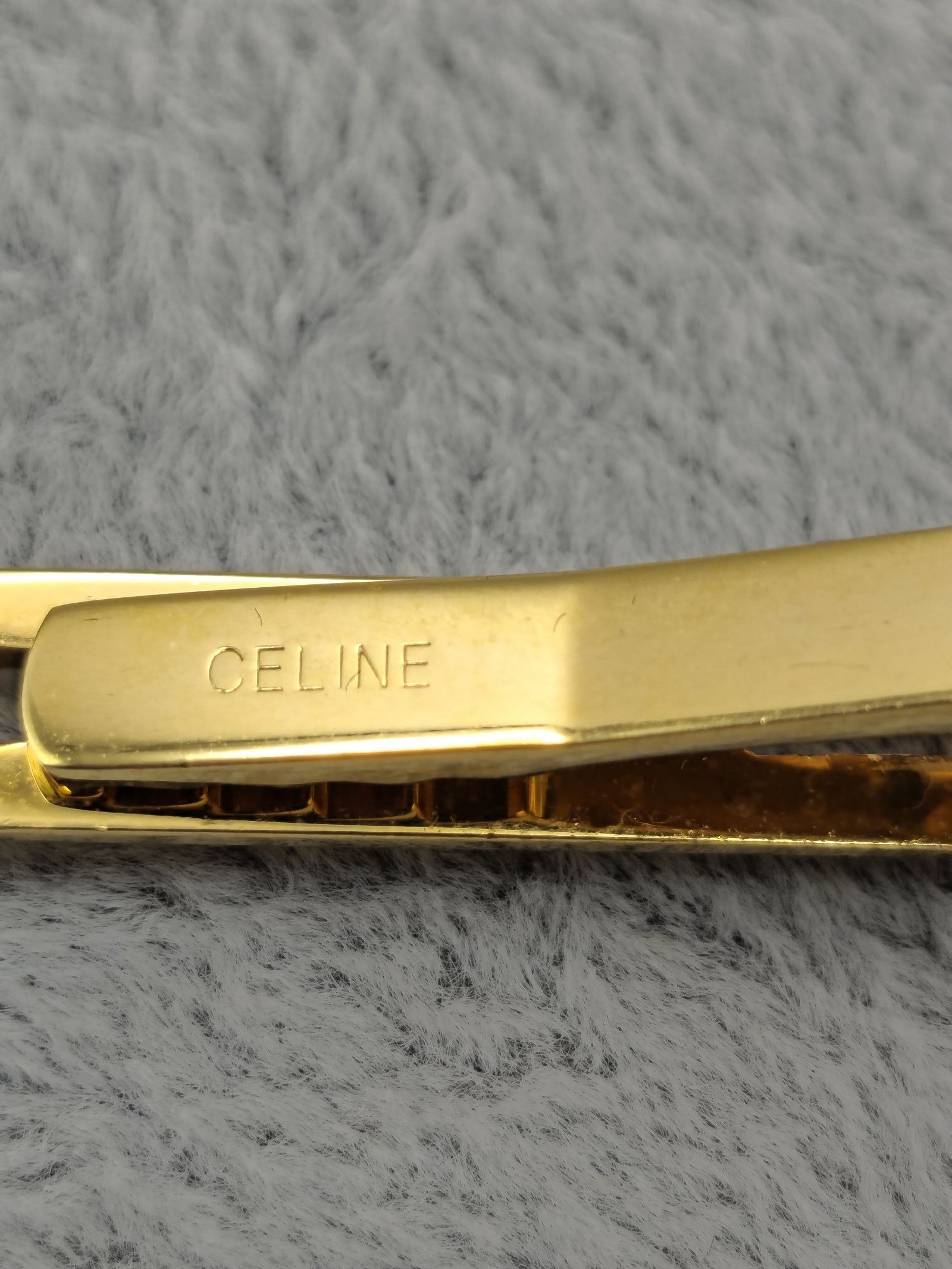 Celine Gold Tone Tie Clip image 3
