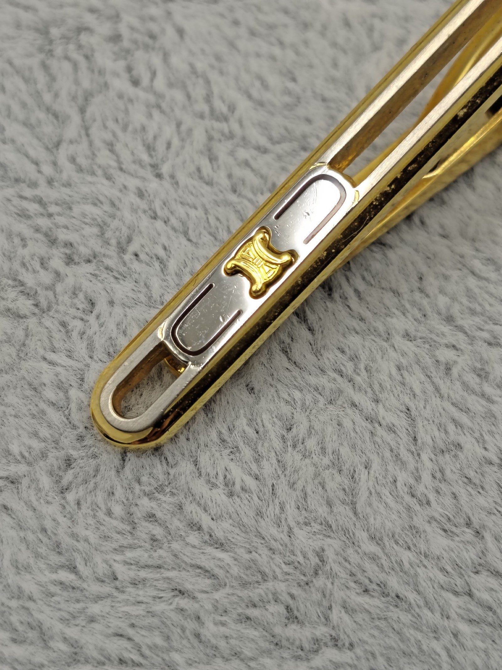 Celine Gold Tone Tie Clip image 5