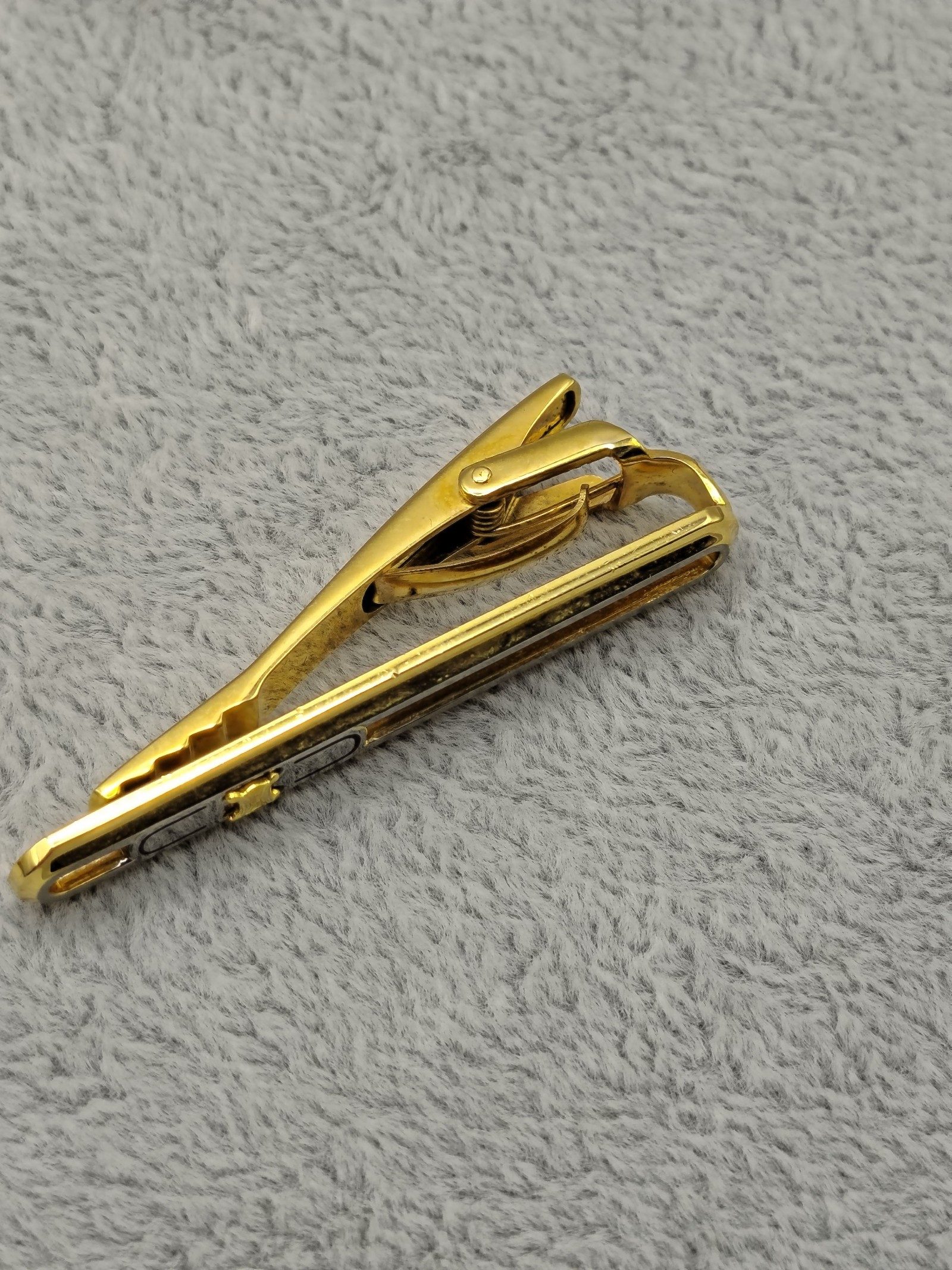 Celine Gold Tone Tie Clip image 9