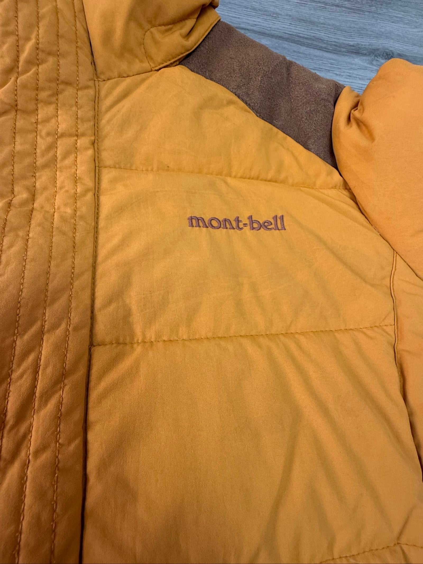 MontBell Women Yellow Puffer Coat Medium/large (1328) image 8