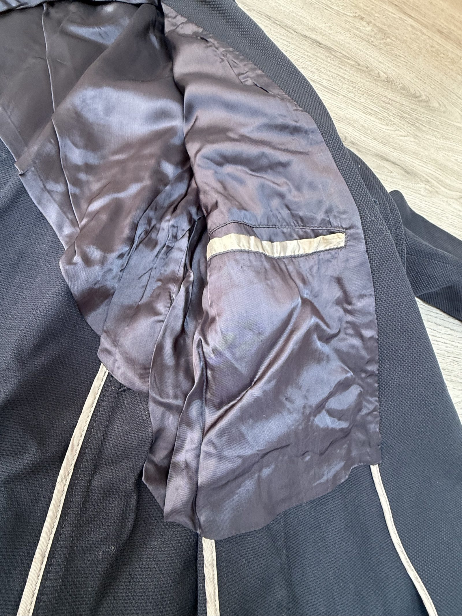 HUGO BOSS Navy Water-Repellent Fabric Coat possible Medium image 7