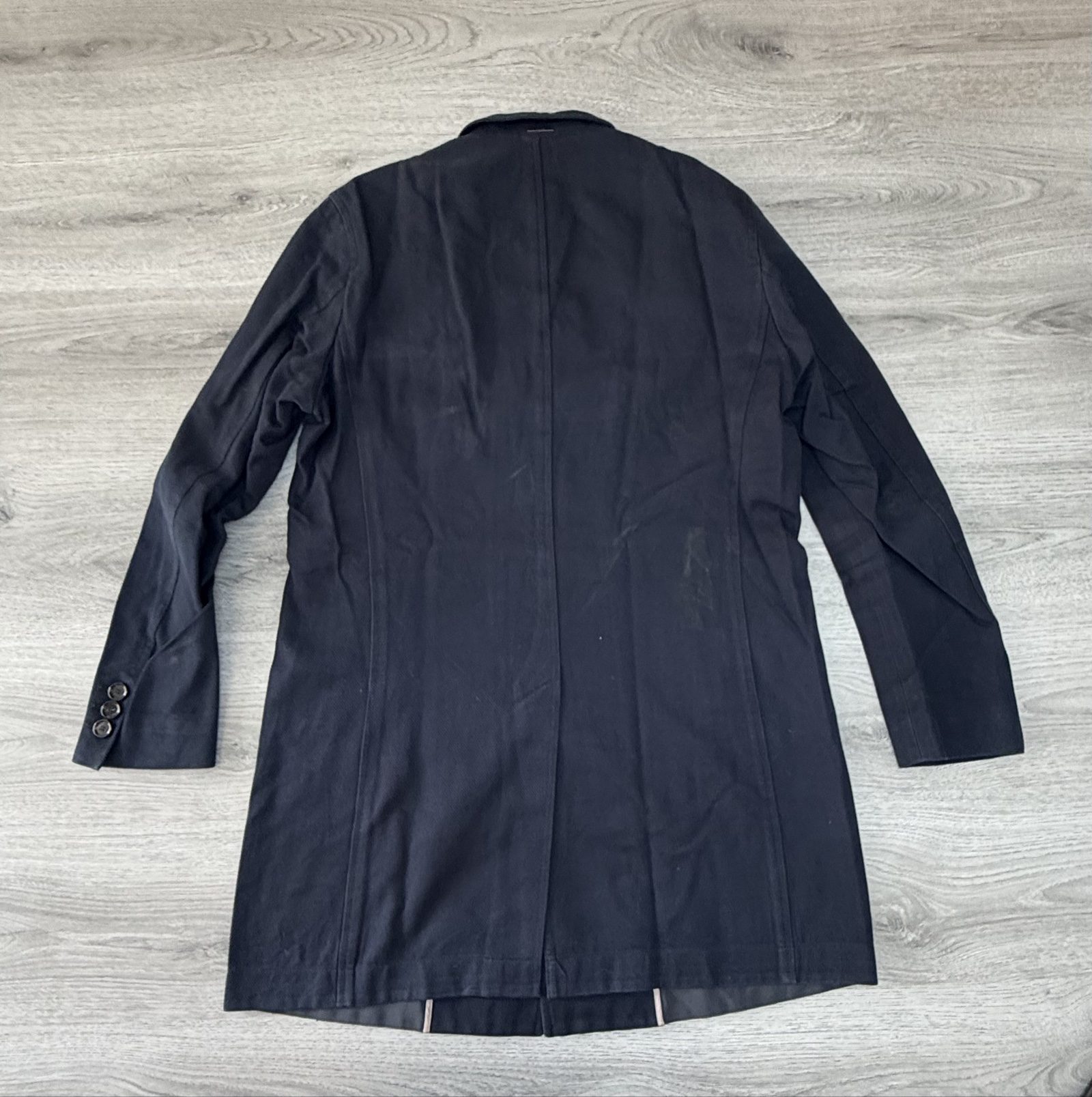 HUGO BOSS Navy Water-Repellent Fabric Coat possible Medium image 8