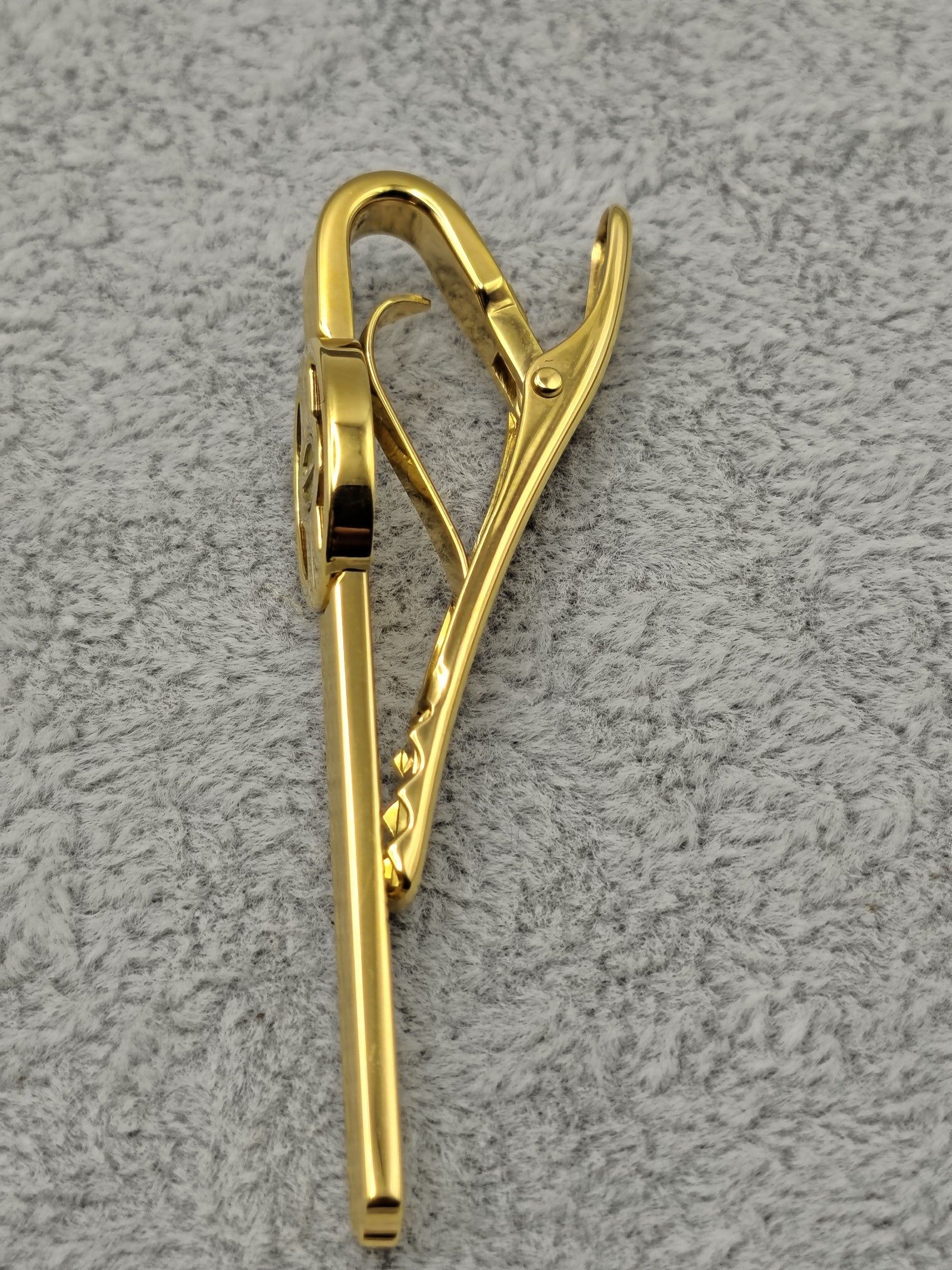 Dunhill Gold Plated Tie Clip & Oval Cufflinks Set image 5