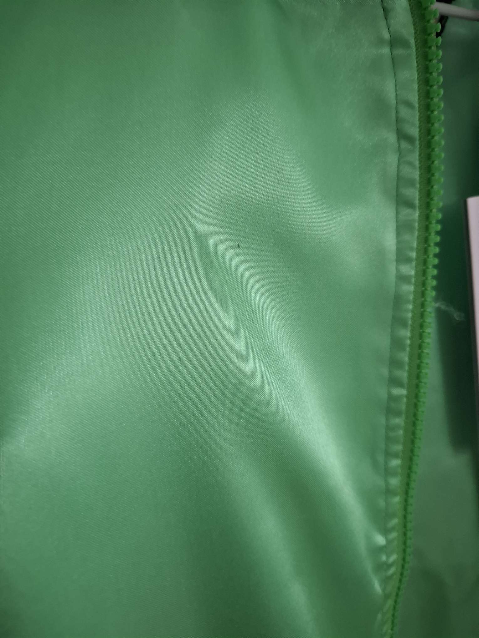 New Perfect Moment Green Satin Bomber Jacket Size XS image 8