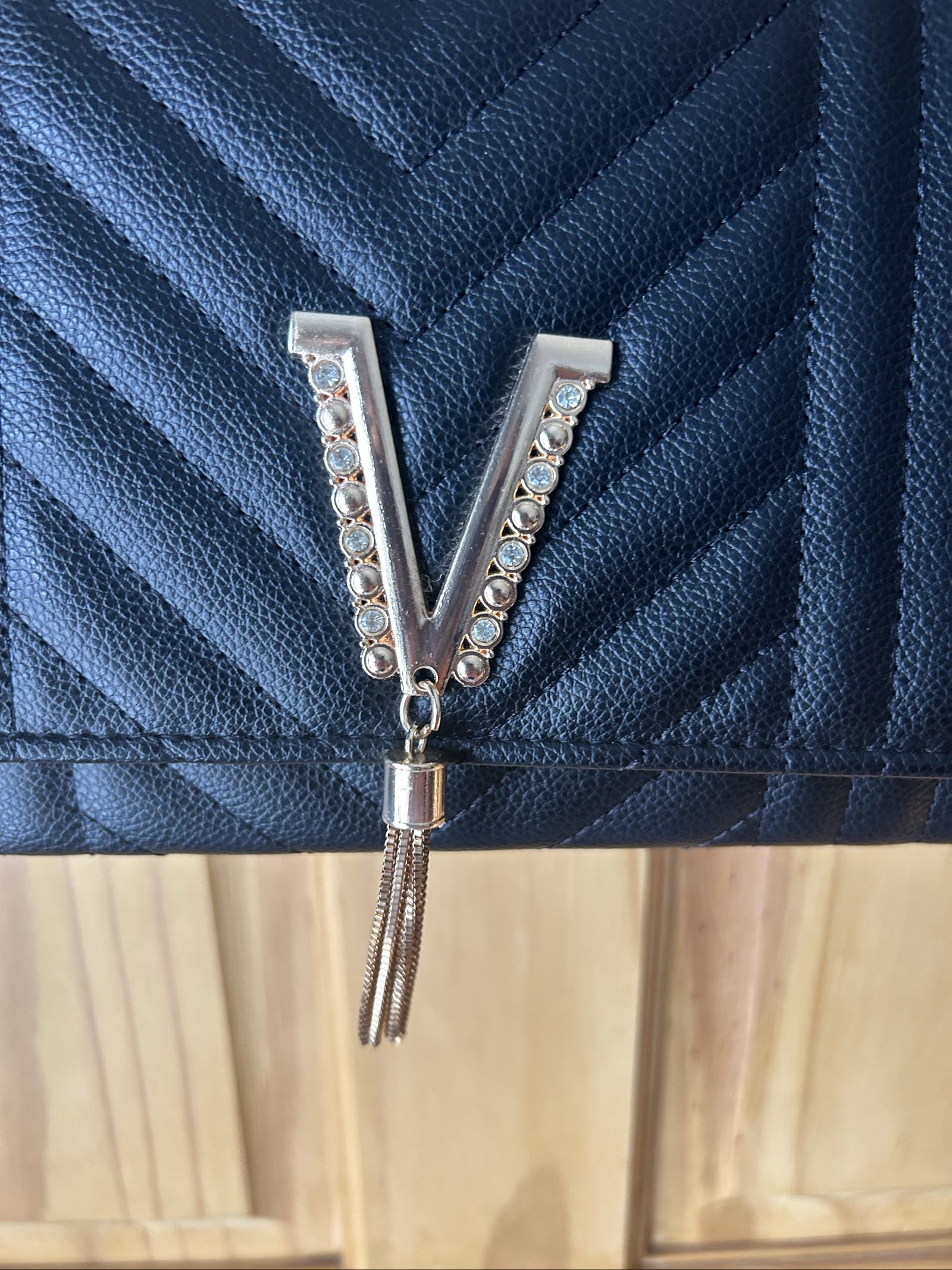 Black Chain Strap Shoulder Bag image 2