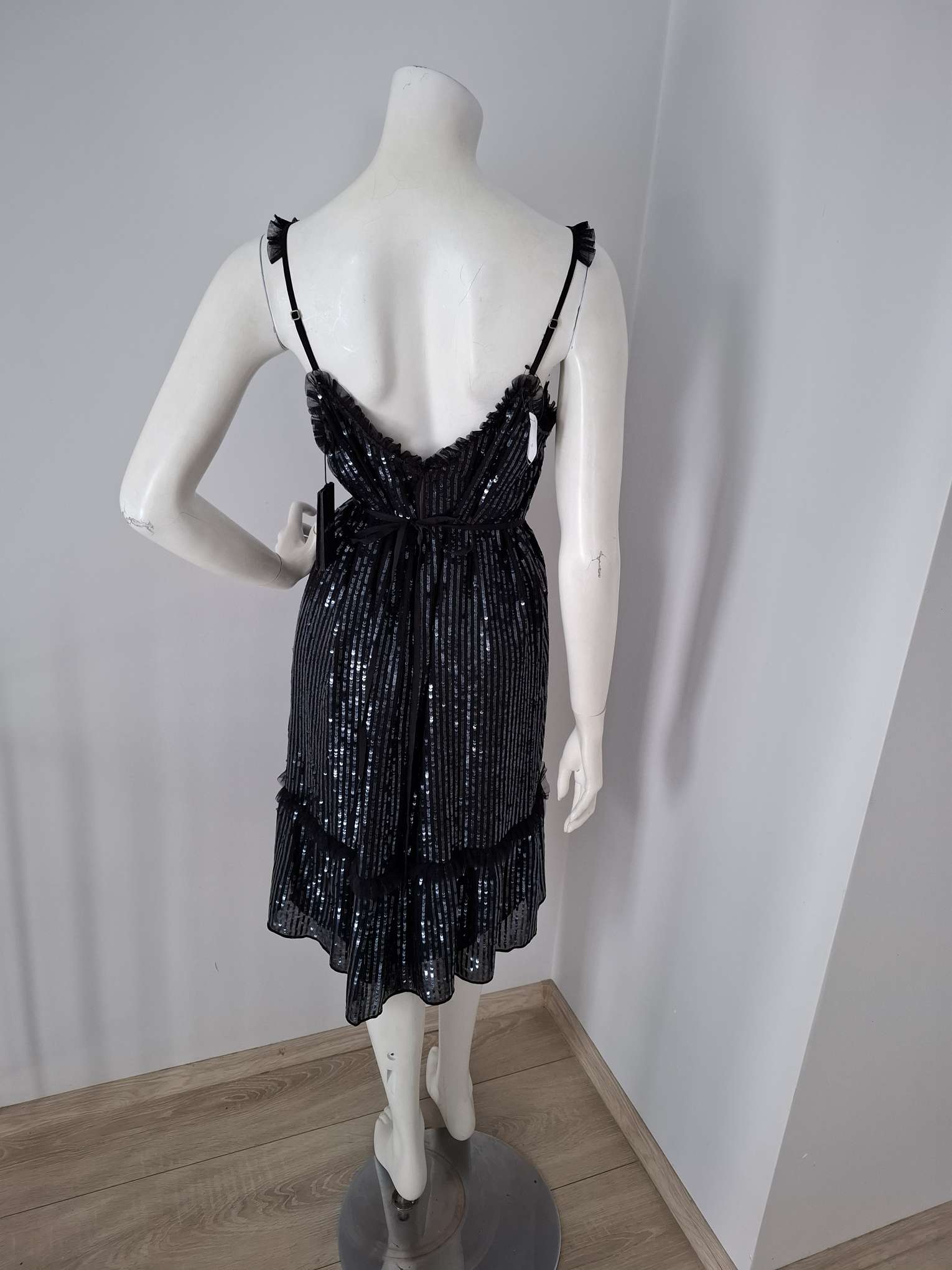 New Needle & Thread Sequin Midi Dress Size S image 6