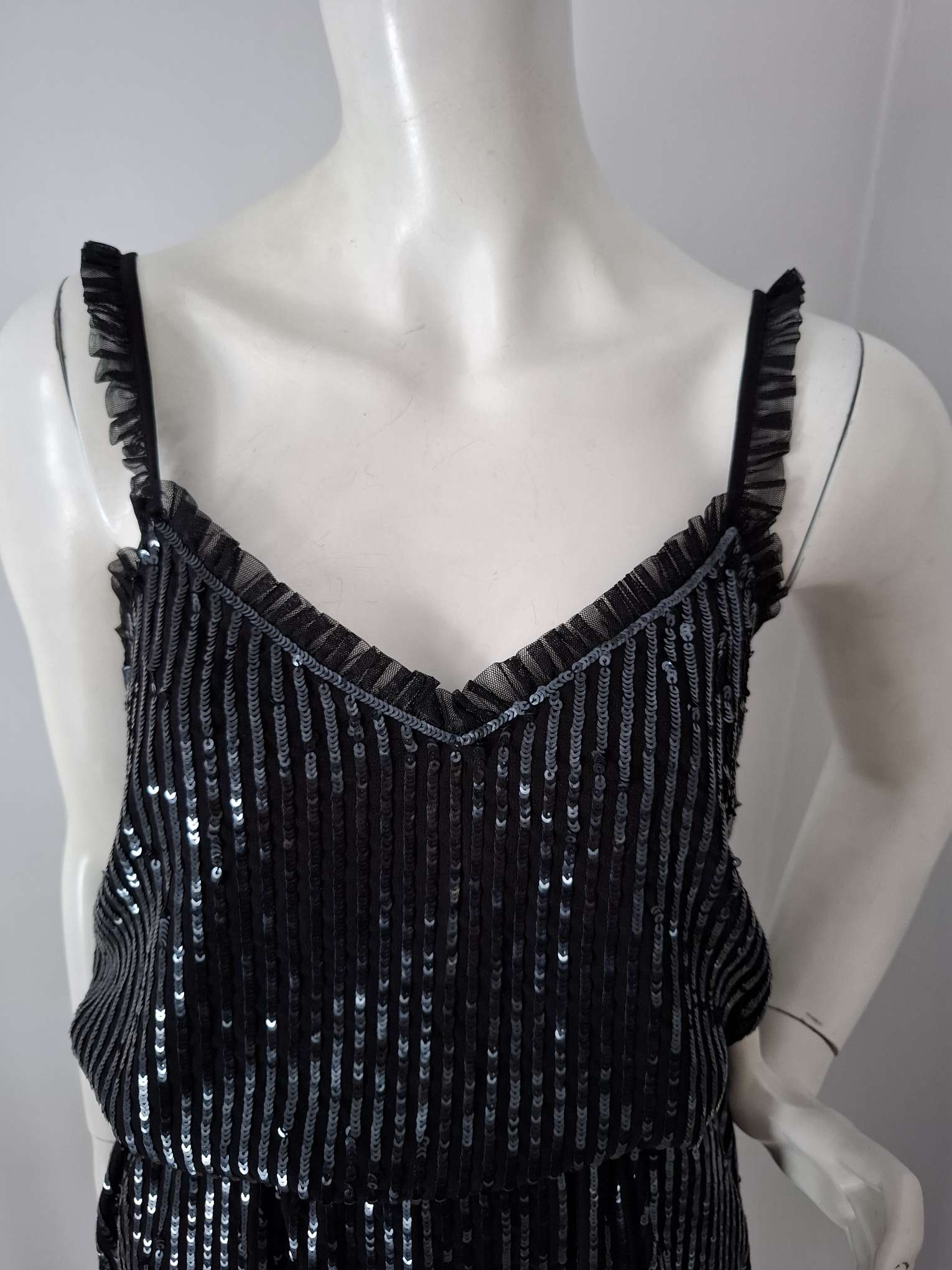 New Needle & Thread Sequin Midi Dress Size S image 7