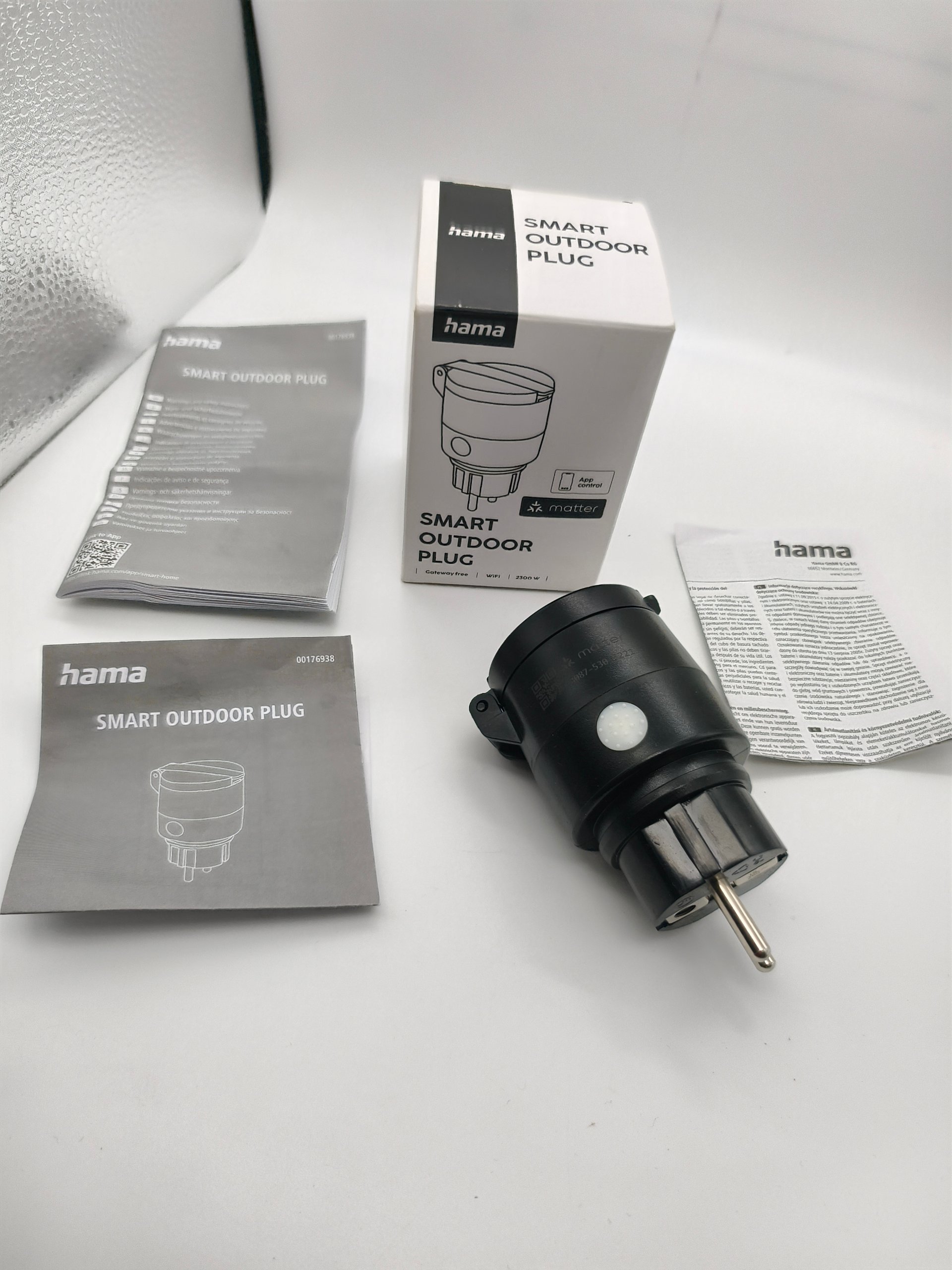 Presa Intelligente Hama Smart Outdoor Plug 2300W IP44 Matter Wi-Fi