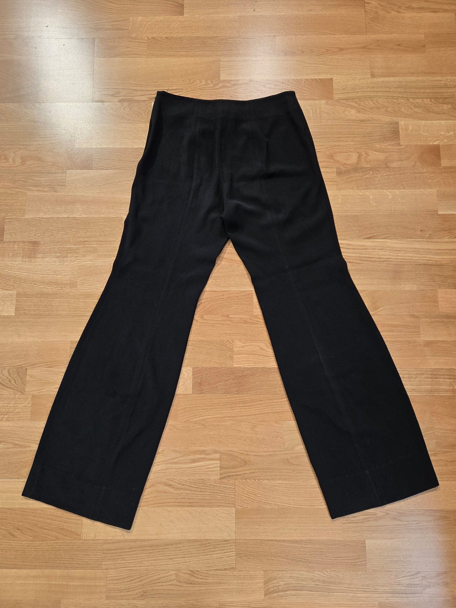 Mugler Womens Black High Waist Wide Leg Tailored Trousers IT 42 image 2