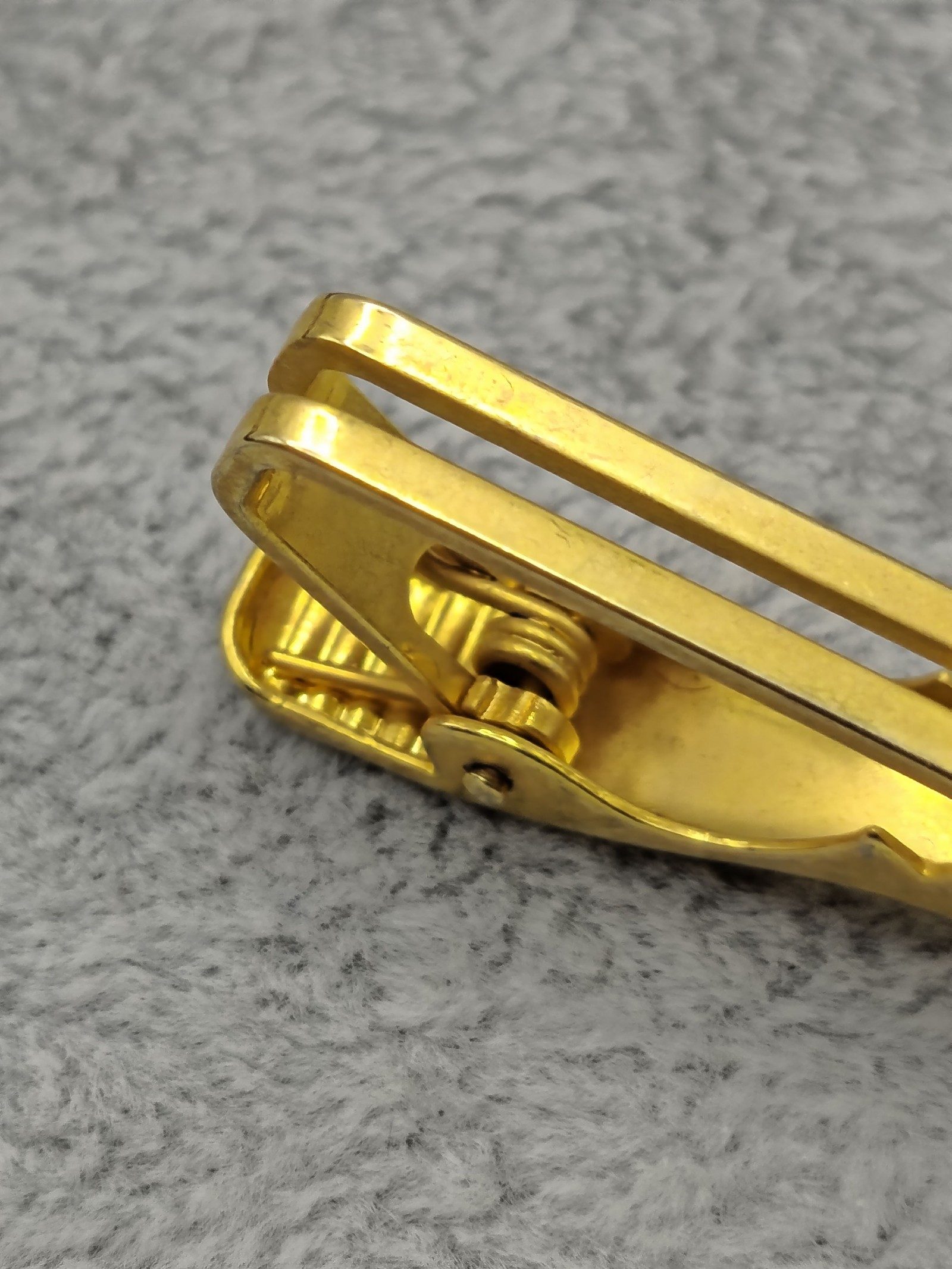 YSL Gold Tone & Black Tie Clip image 6