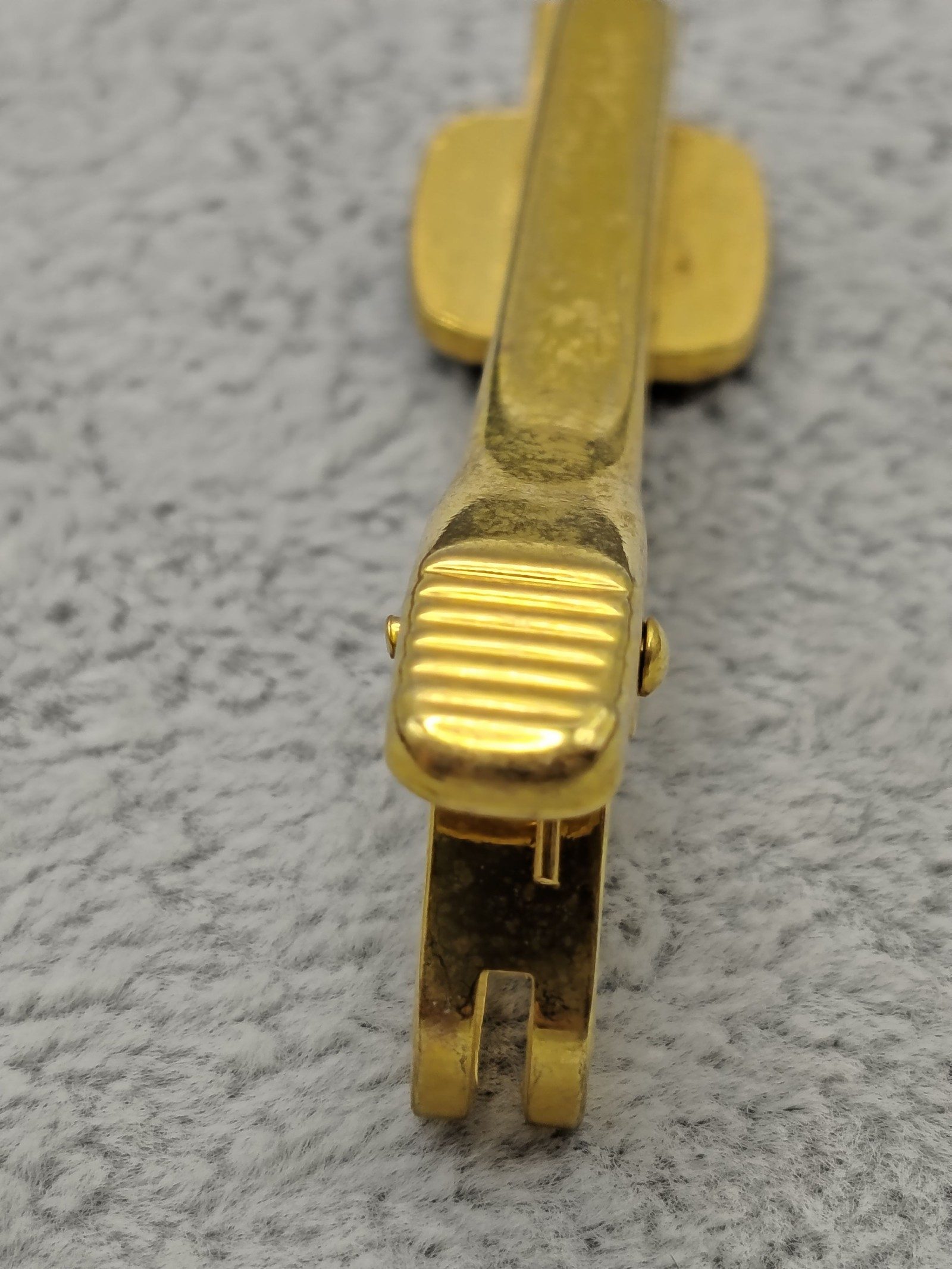 YSL Gold Tone & Black Tie Clip image 10