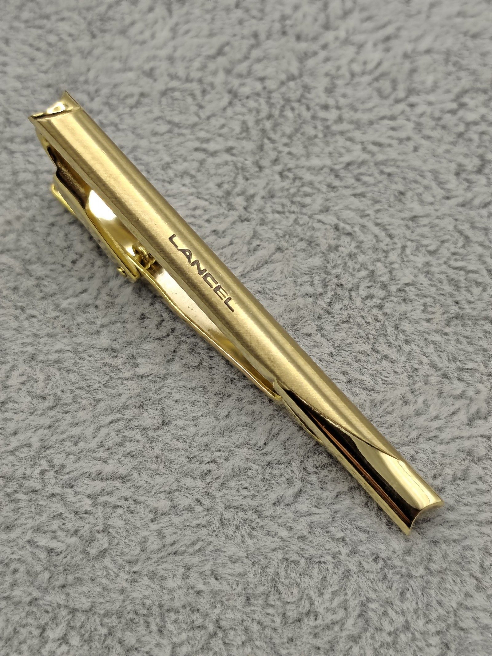 Lancel Gold Tone Tie Clip image 3