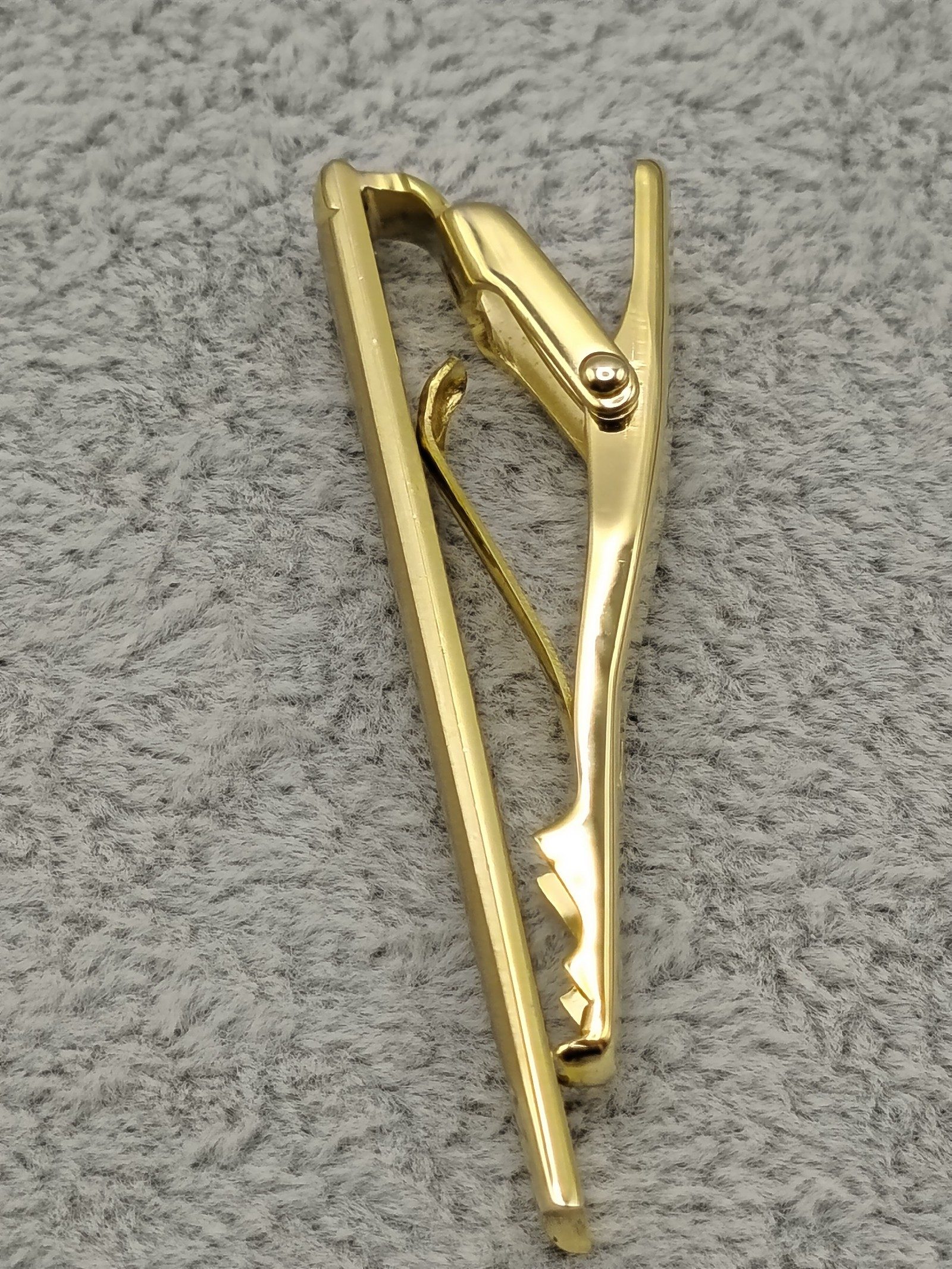 Lancel Gold Tone Tie Clip image 8
