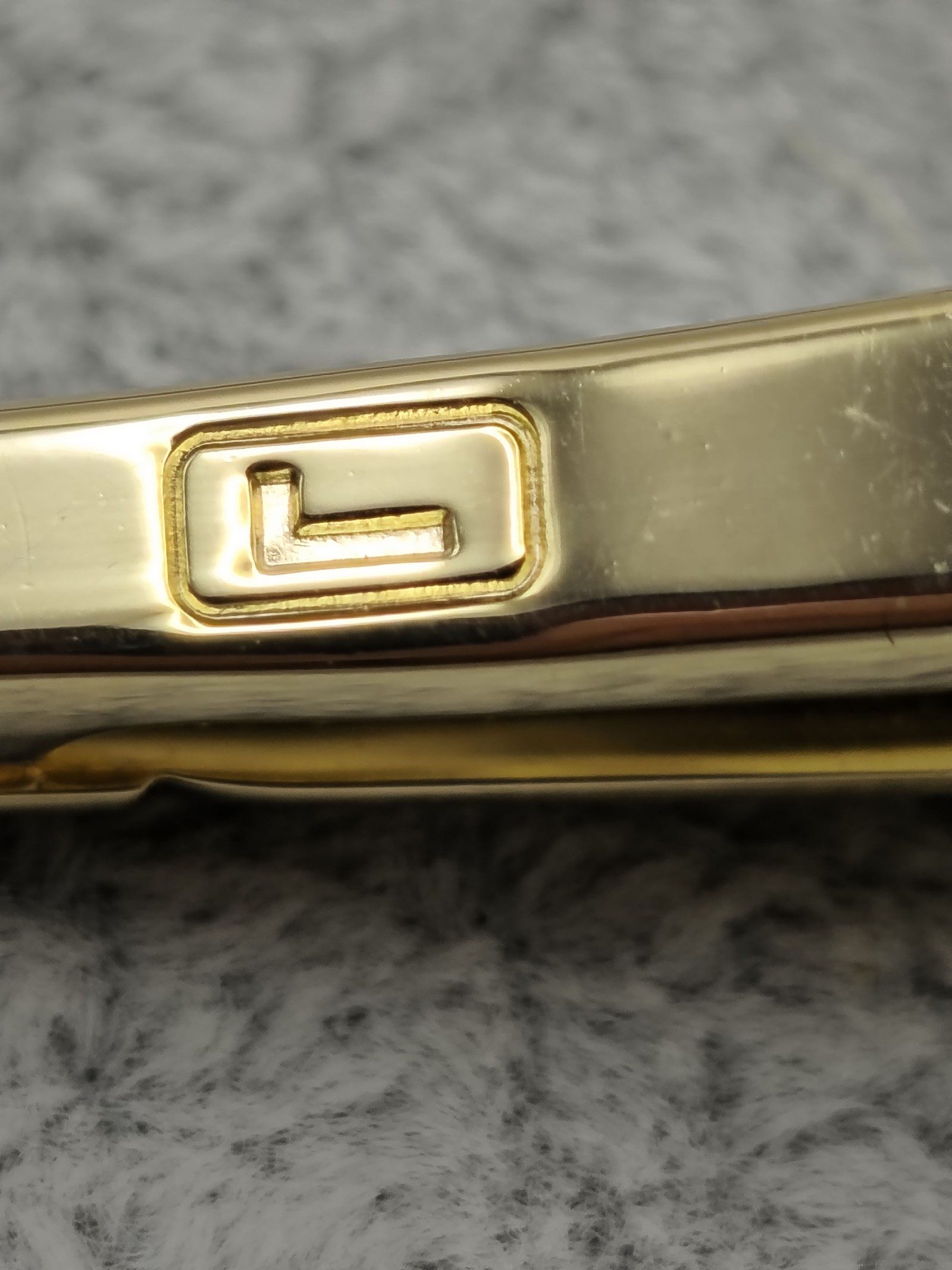 Lancel Gold Tone Tie Clip image 10