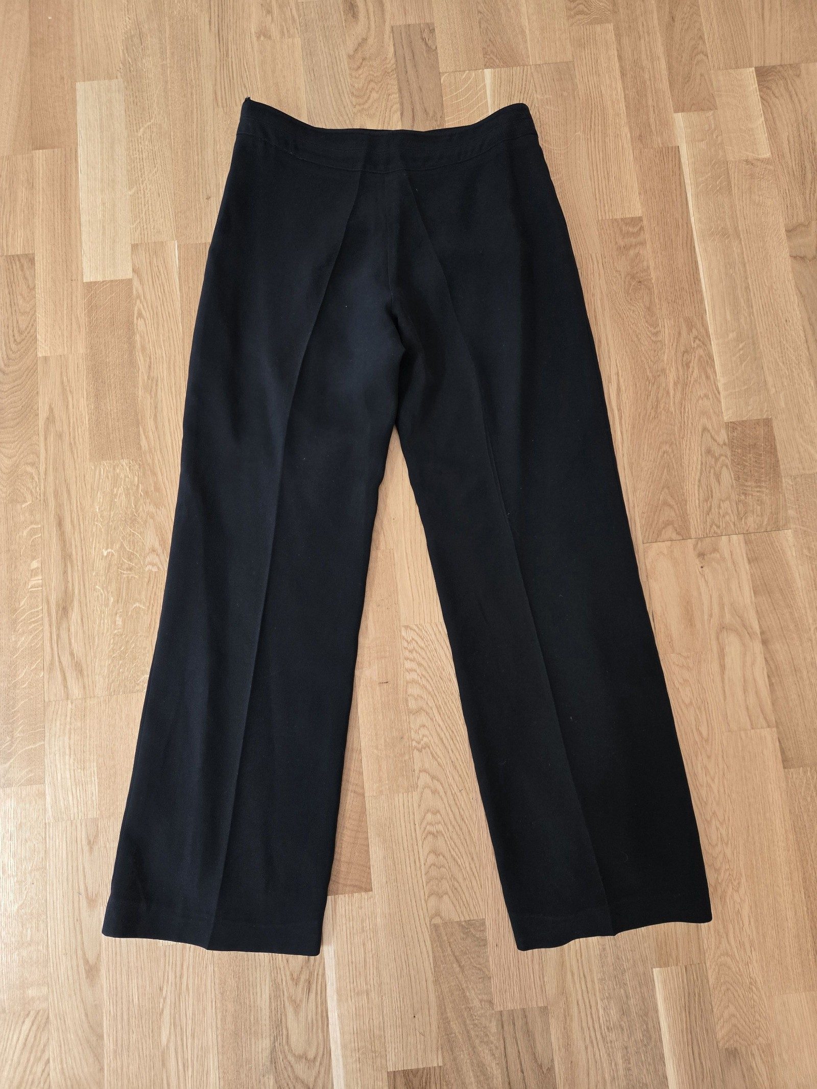 Mugler Womens Black Tailored Straight Leg Trousers IT 42 image 2