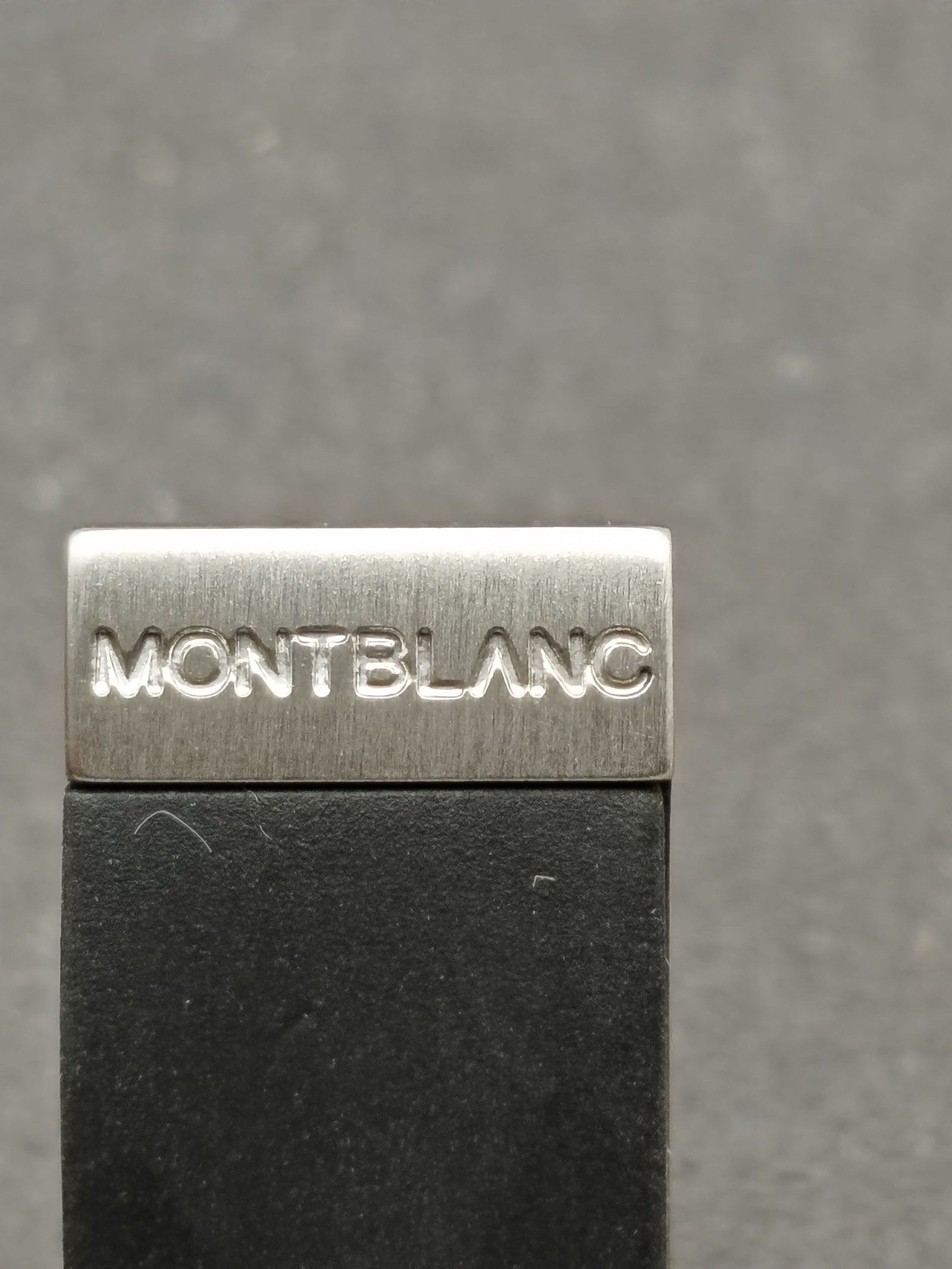 Montblanc Black & Silver Cufflinks with Box image 10