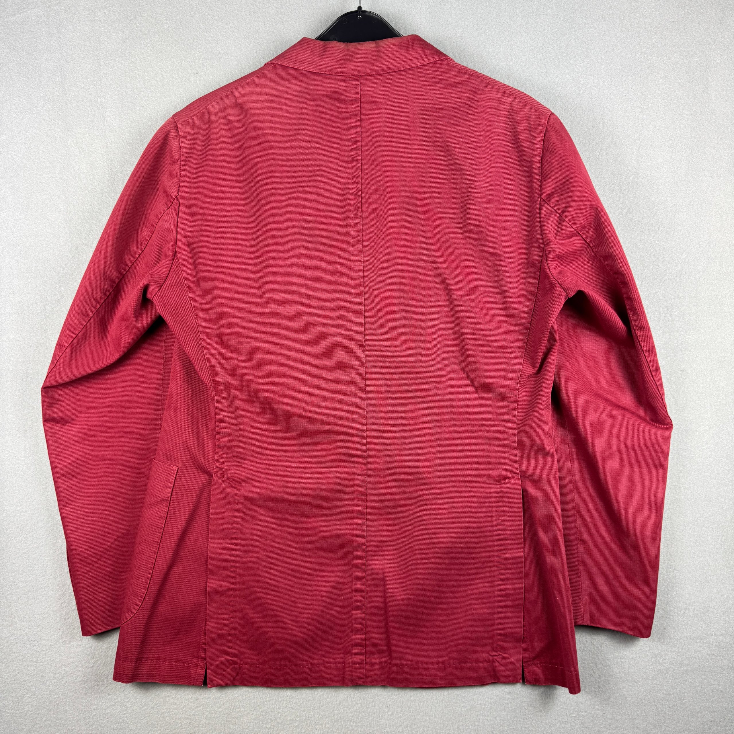 Boglioli Coat Red Cotton Blazer Sportcoat Size 50 / L image 3