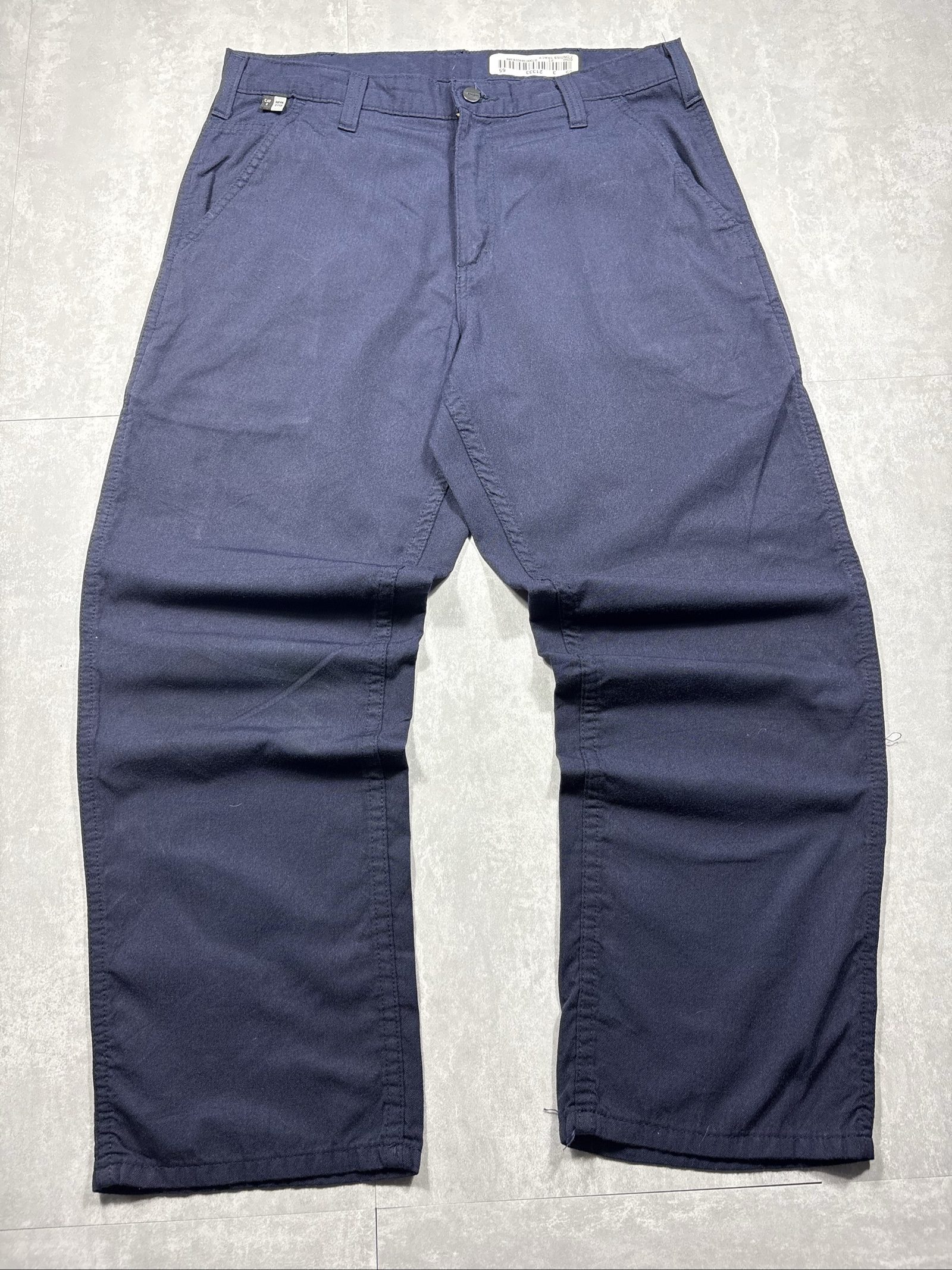 Carhartt Navy FR Work Cargo Trousers W28 image 2