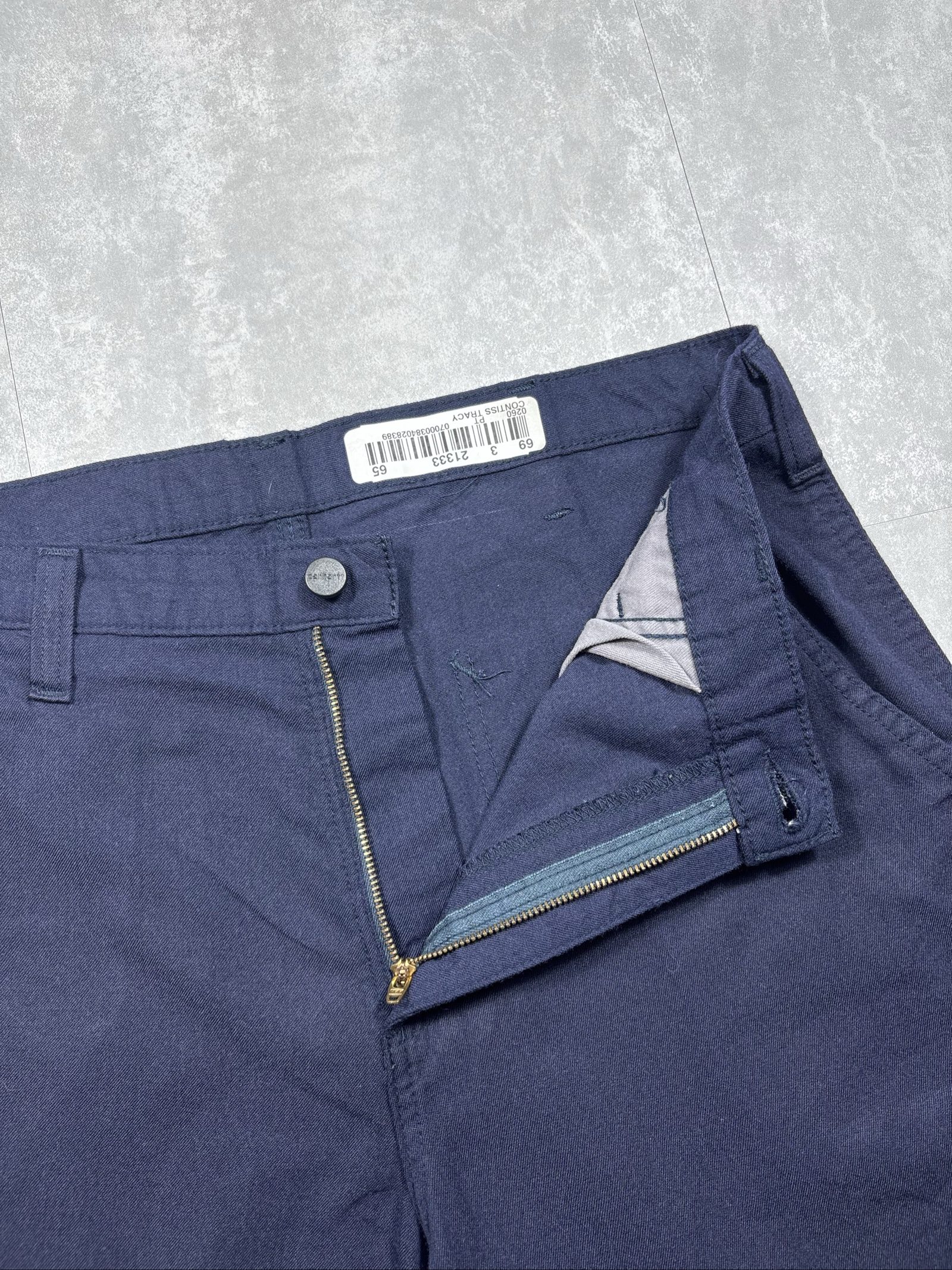 Carhartt Navy FR Work Cargo Trousers W28 image 6