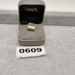 Christian Dior Black & Gold tie pin