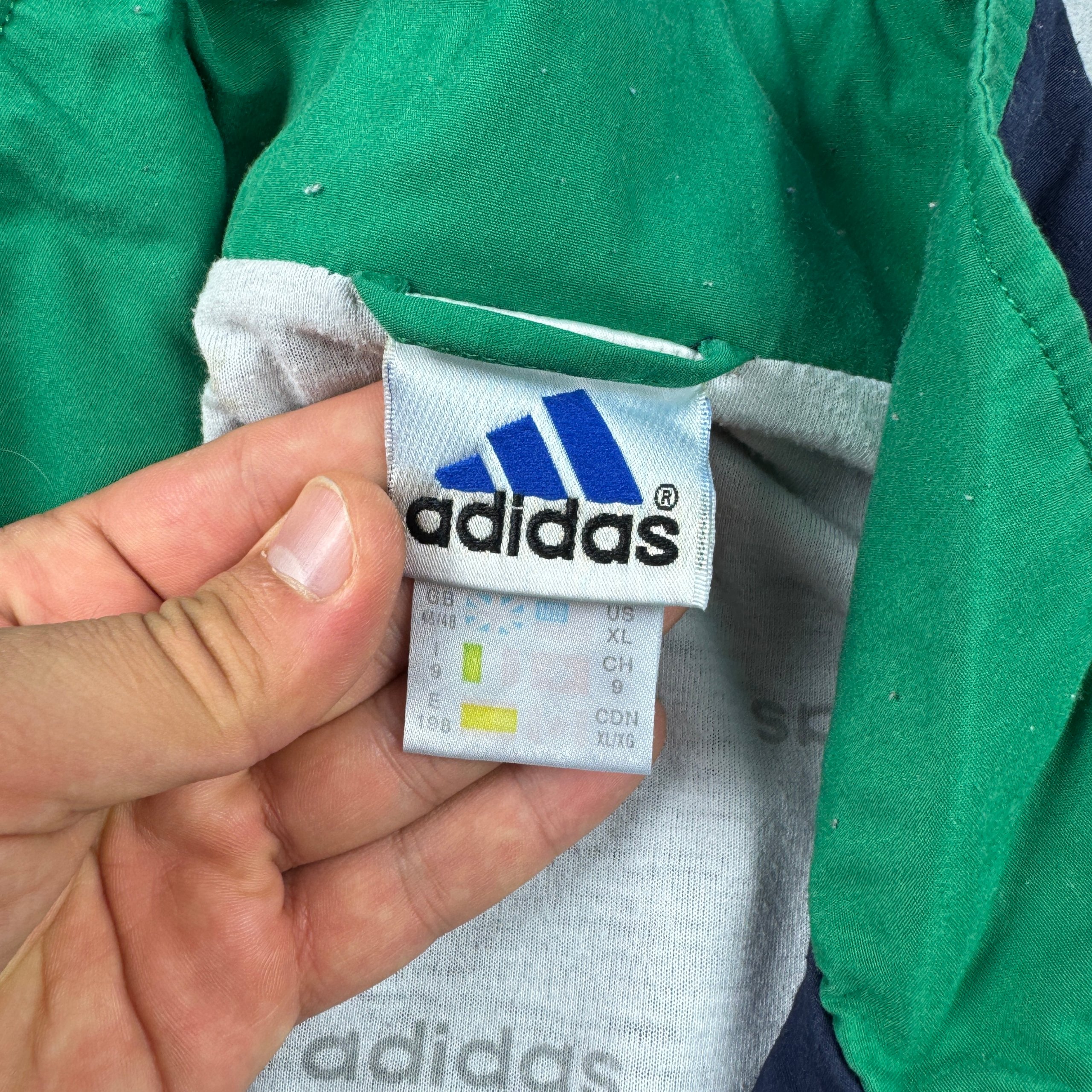 Adidas Vintage 90s Windbreaker Track Nylon Jacket Reinicken Dorf Logo Size XL image 8