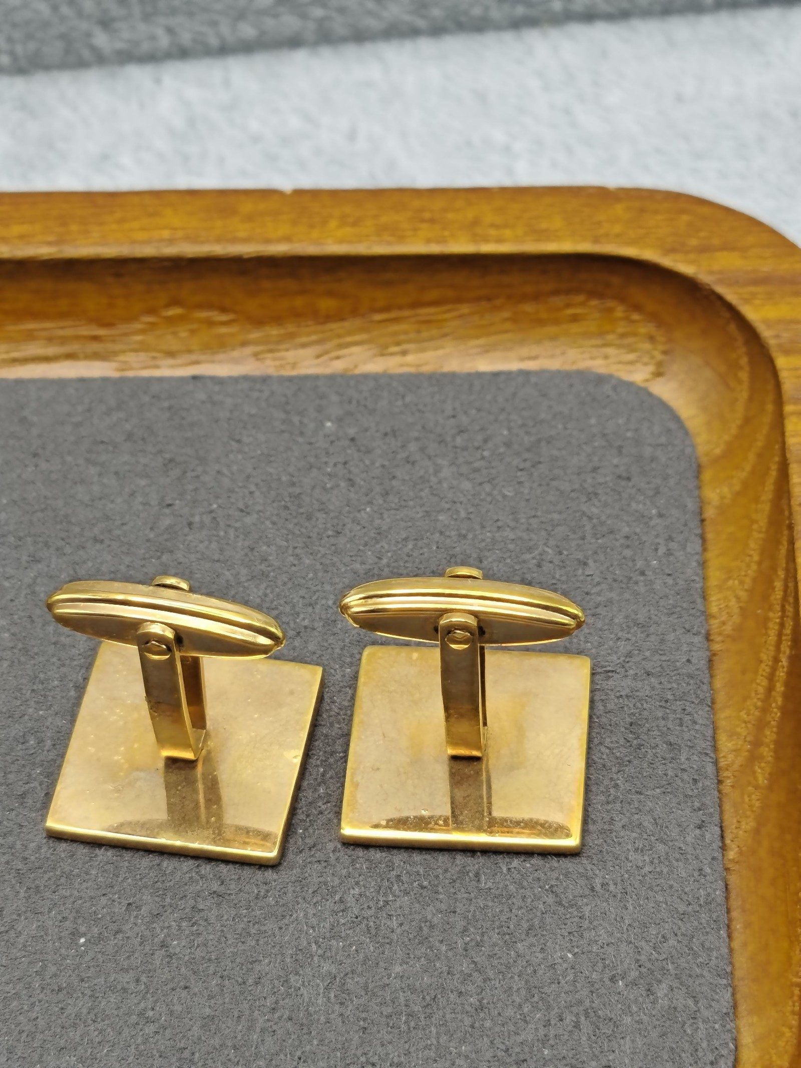 Dunhill Gold & Silver Cufflinks & Tie Clip Set image 10