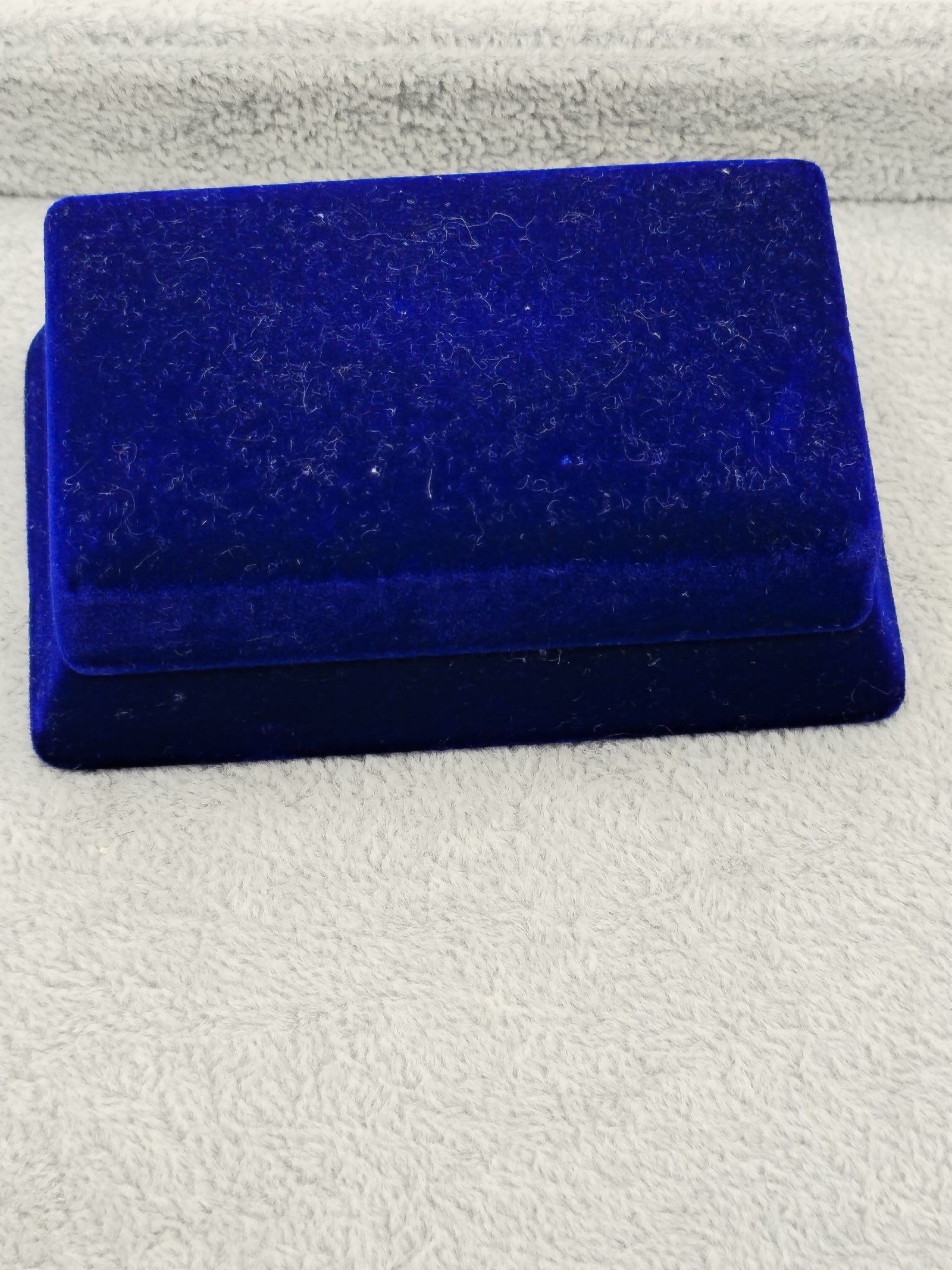 Limoges France Gold Tone Blue Rose Tie Clip image 3