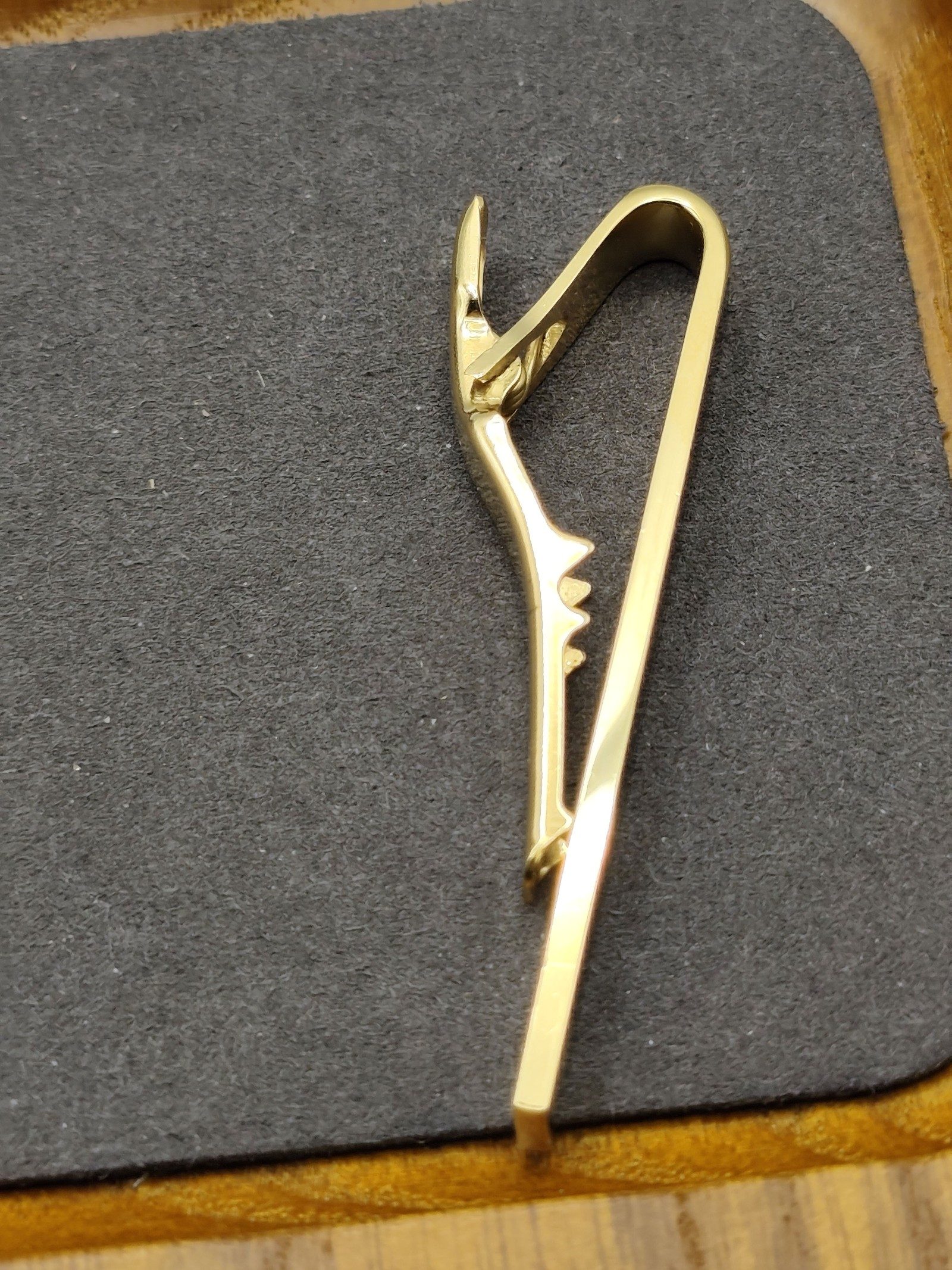Dunhill Gold & Black Enamel Tie Clip image 9