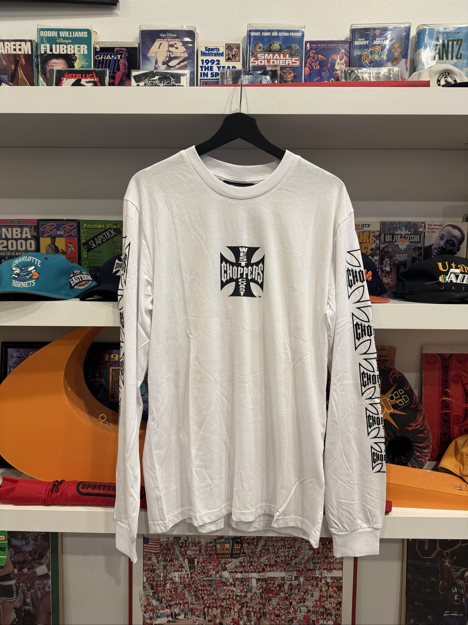 West Coast Choppers White Long Sleeve T-Shirt Medium Custom Built Motorcycles image 2